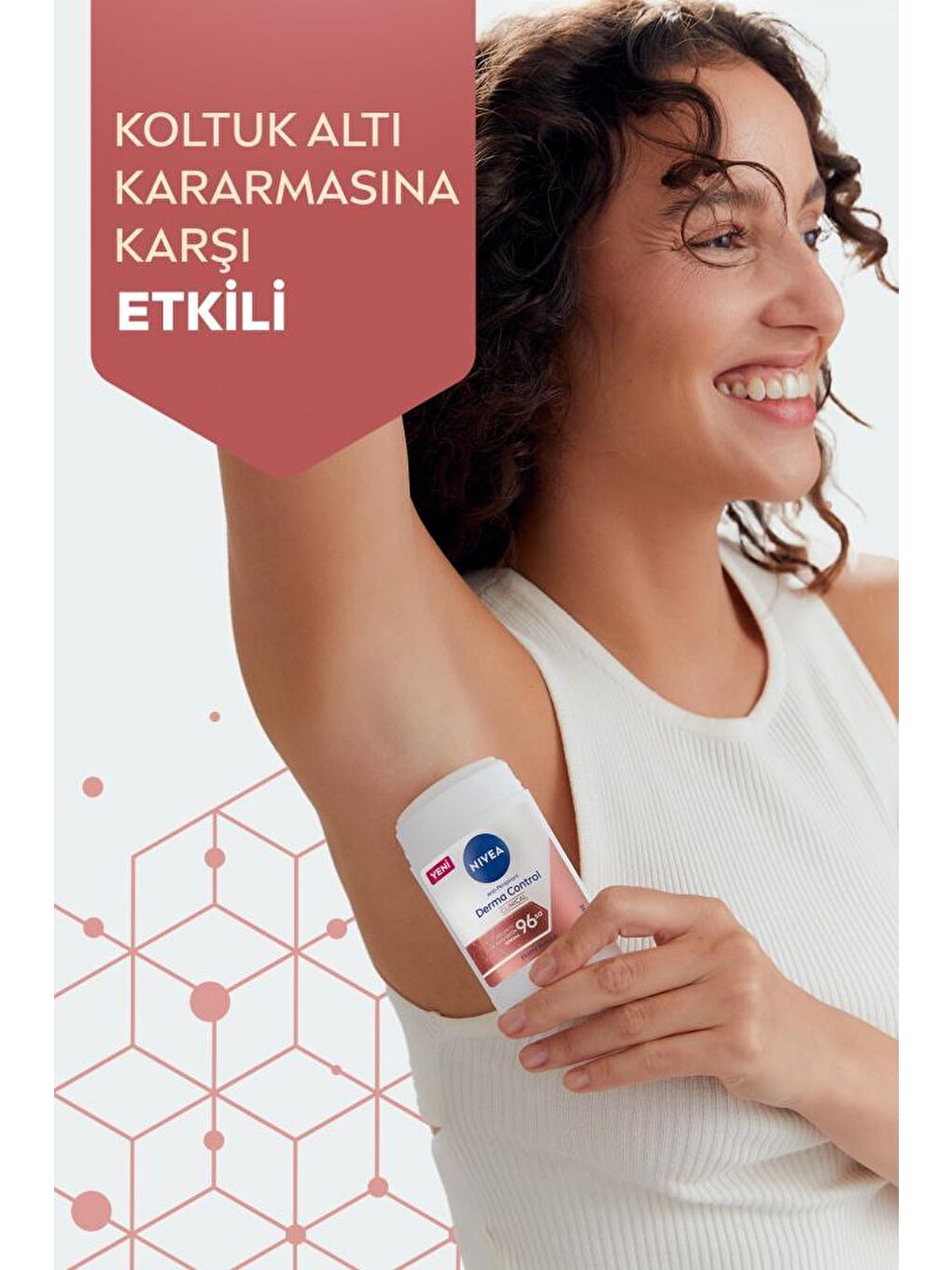 Kadın Stick Deodorant Derma Control Clinical 50ml ve Creme Soft Duş Jeli 750ml, Banyo Lif Hediyeli-2