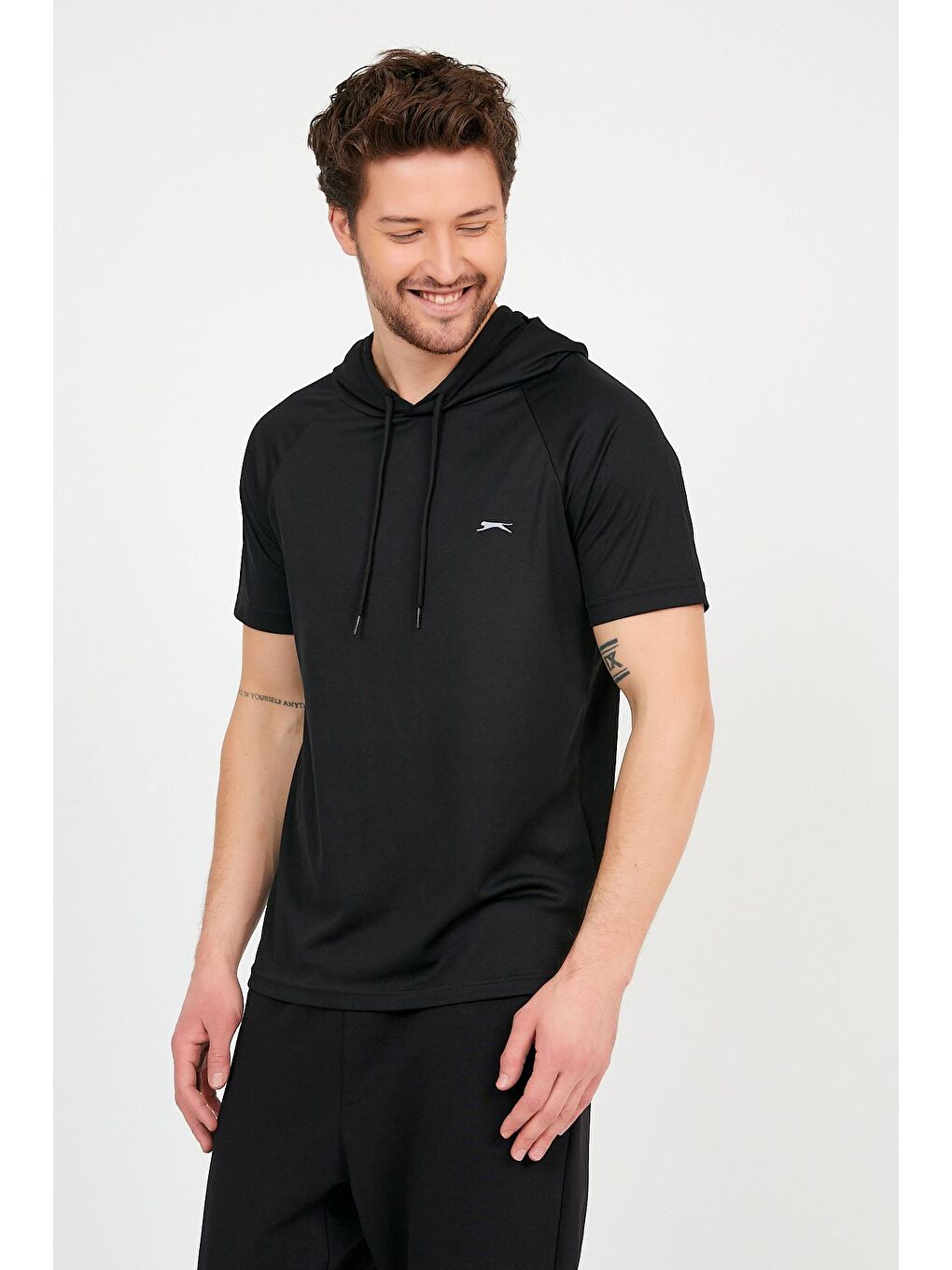 SLAZENGER Siyah RAGNA Erkek T-Shirt Siyah