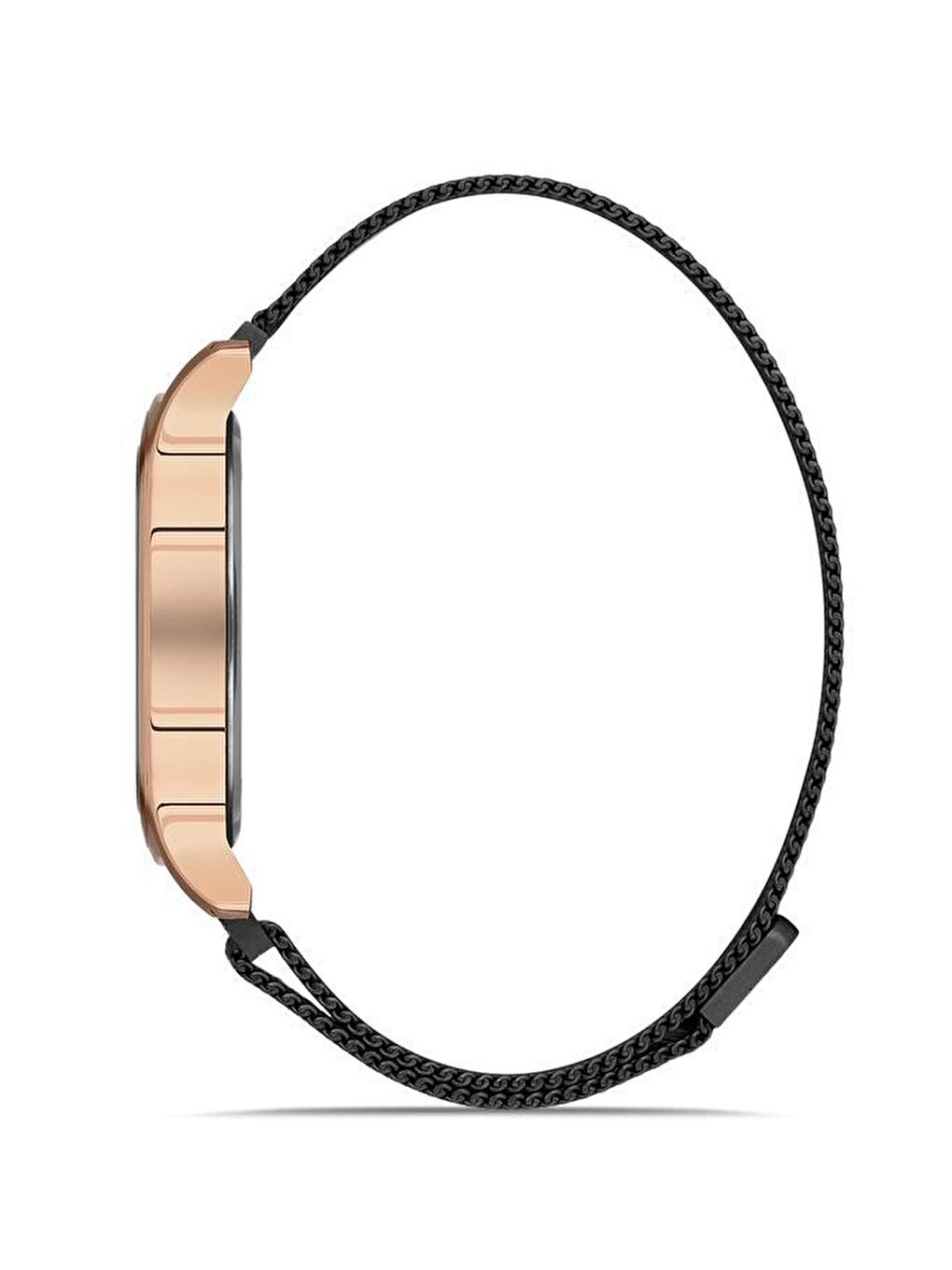 Royal Club de Polo Barcelona RPSM001901 Erkek Siyah Hasır Dijital Led Kol Saati-1