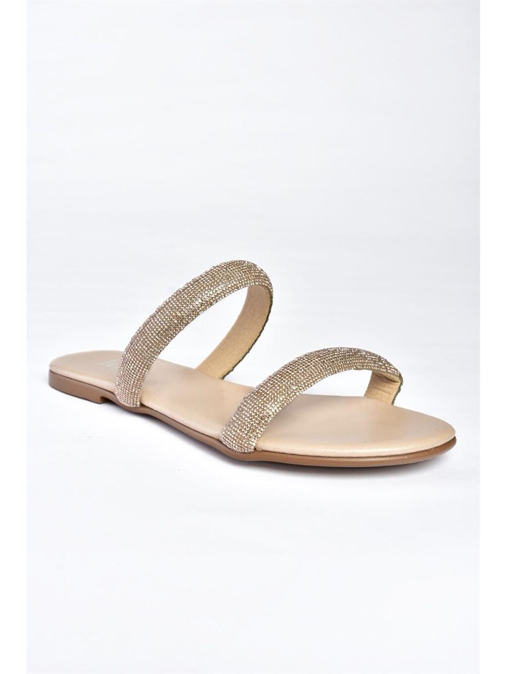 Bej M272003509 Ten/Bronz Kadın Terlik-2