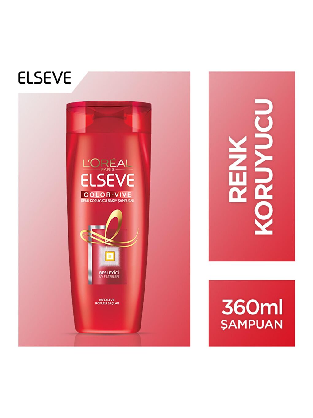 L'Oreal Paris Şeffaf Colorvive Renk Koruyucu Bakım Şampuanı (360 ml)