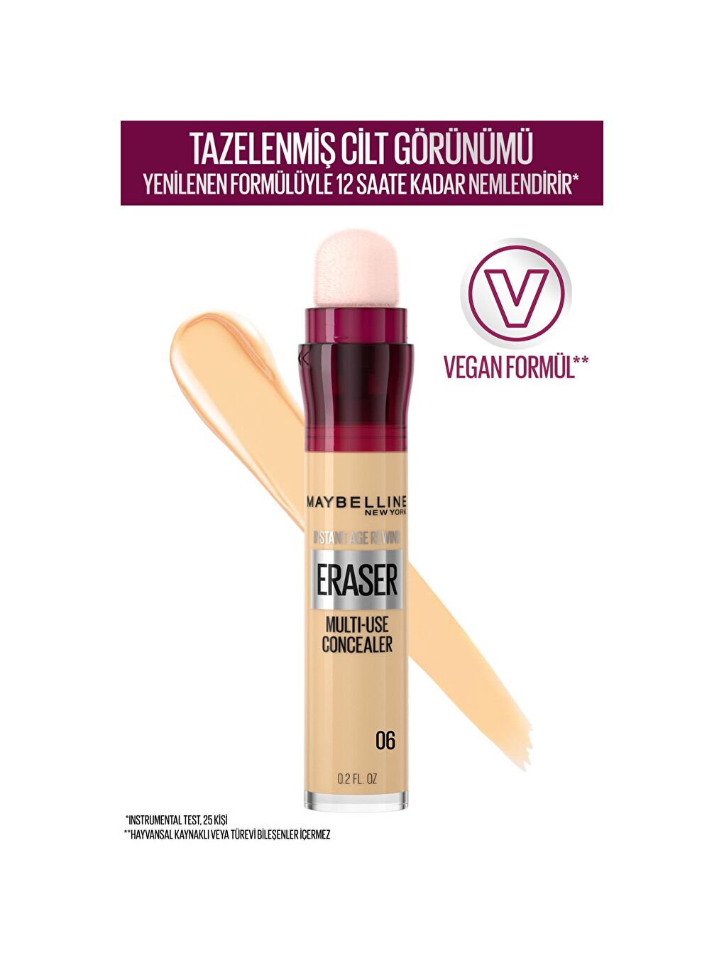 MAYBELLINE NEWYORK Nude Instant Anti Age Eraser Kapatıcı - 06 Neutralizer