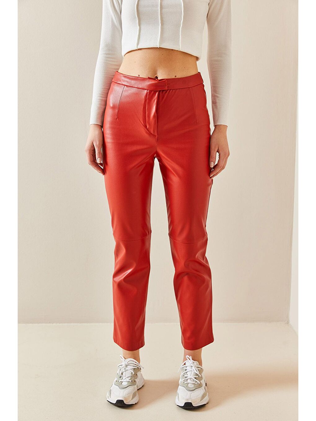 Kırmızı Deri Pantolon 3KXK5-46570-04-2
