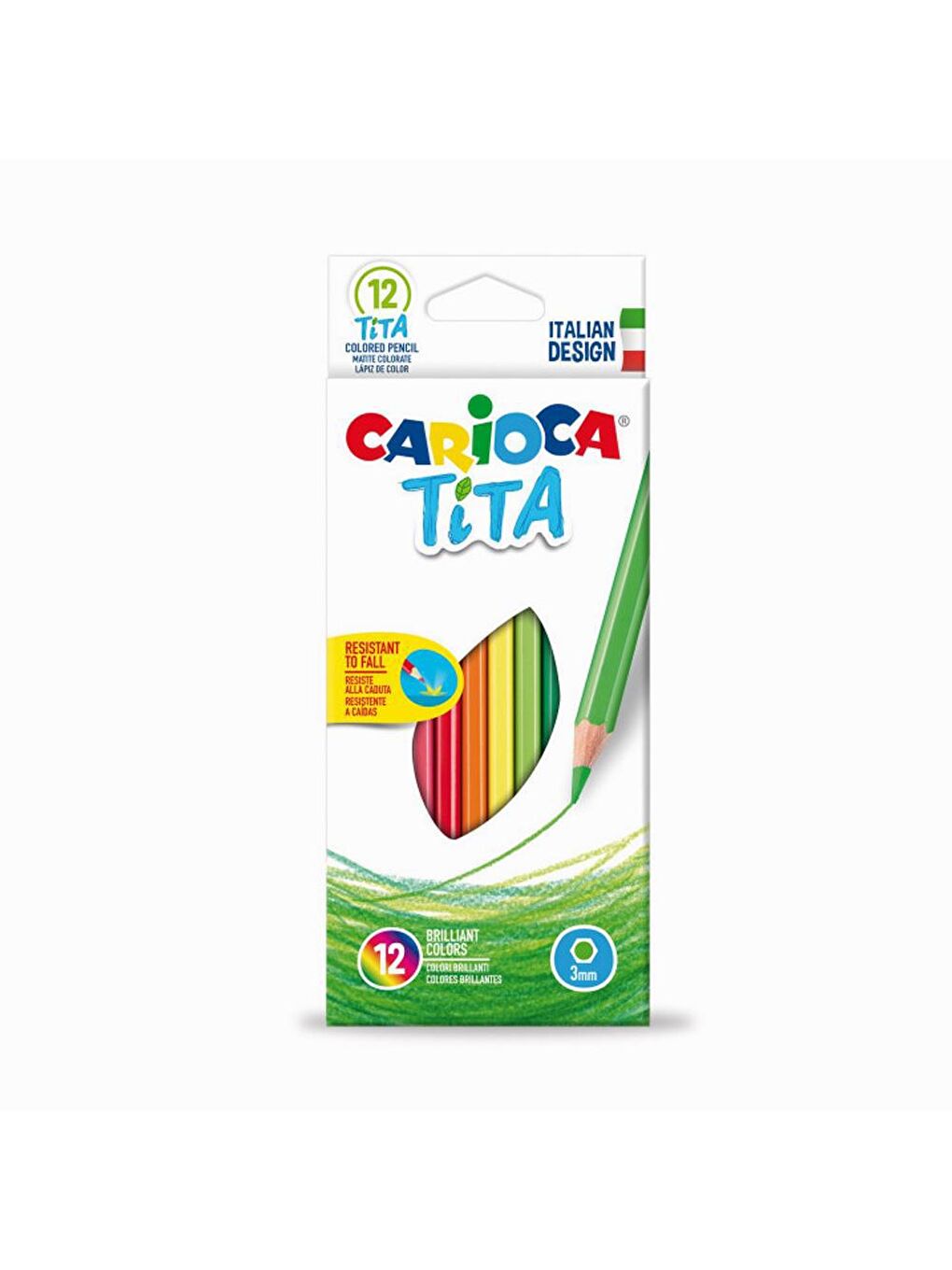 CARIOCA Tita Kuru Boya Kalemi 12 Li (42793)