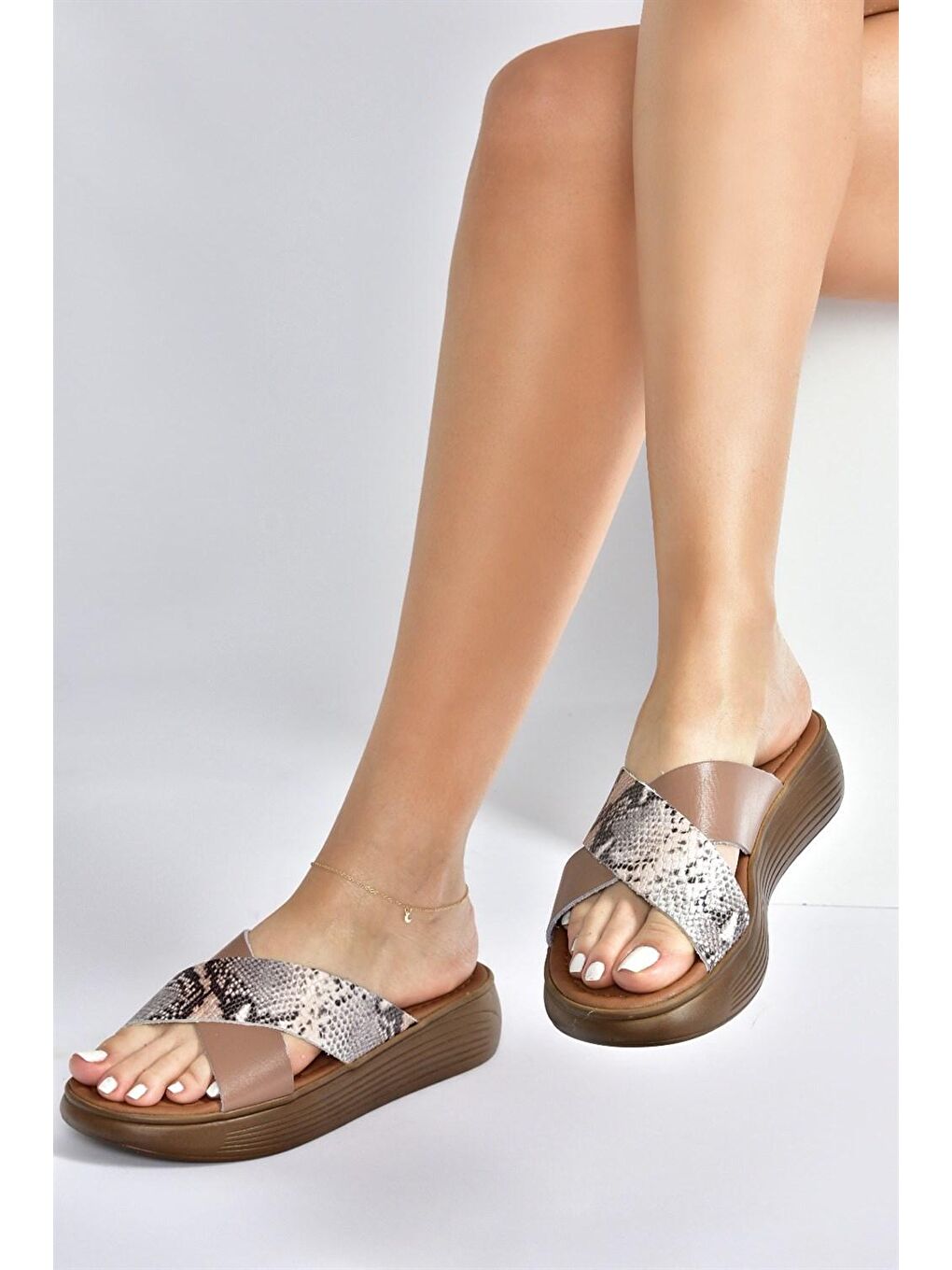 Pembe M291736203 Somon Kadın Terlik-1