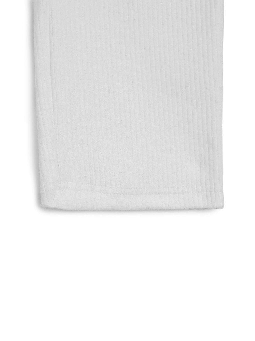 Beli Lastikli Ekru Kız Çocuk Eşofman Altı - Rahat Geniş Paça Kalın Kumaş 7-8-9-10-11-12-13-14 Yaş.-4