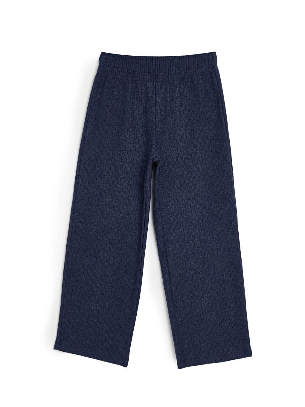 Beli Lastikli İndigo Kız Çocuk Eşofman Altı - Rahat Geniş Paça Kalın Kumaş 7-8-9-10-11-12-13-14 Yaş-6