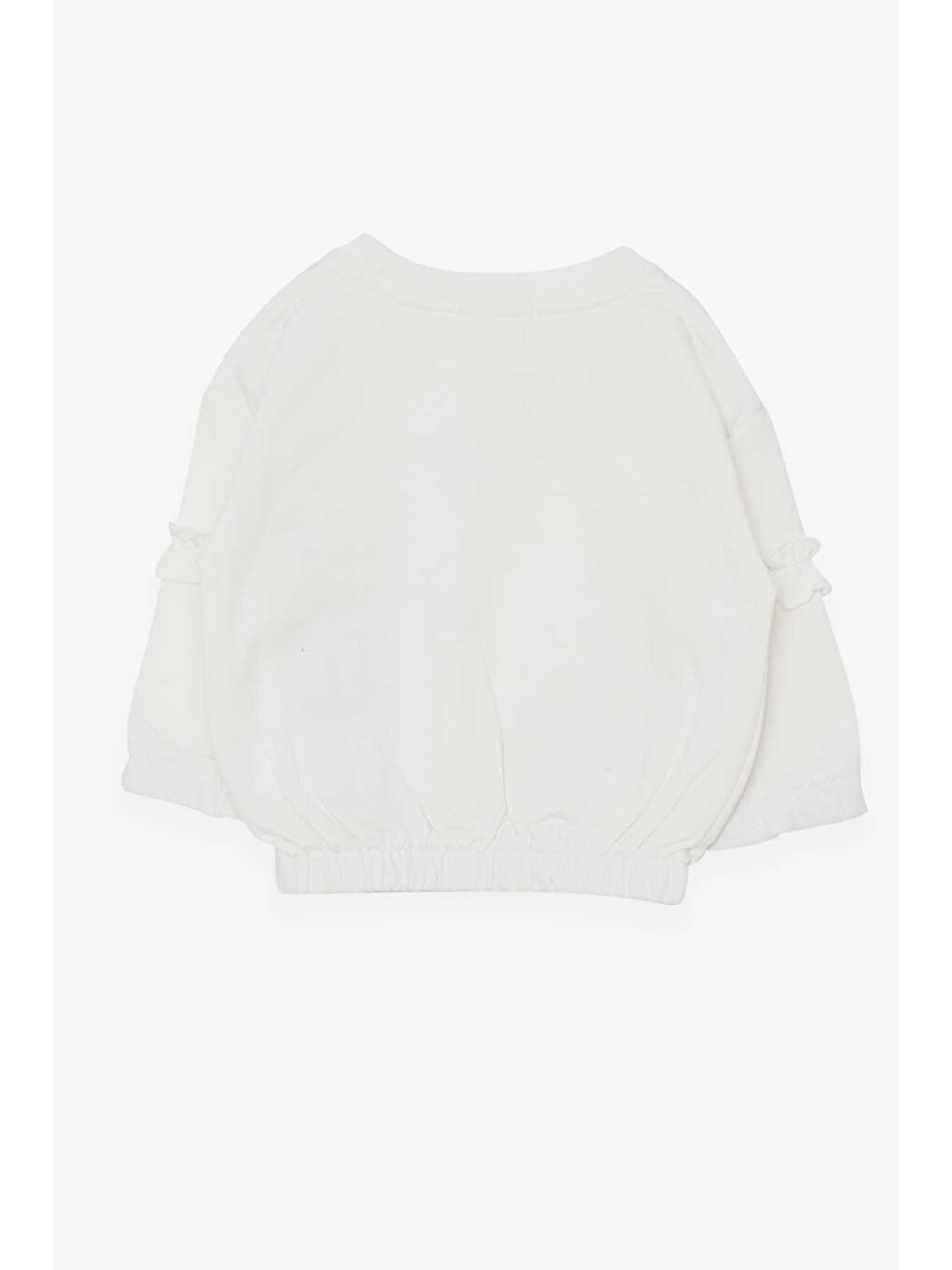 Kız Çocuk Sweatshirt Okul Temalı Ekru (1-3 Yaş)-1