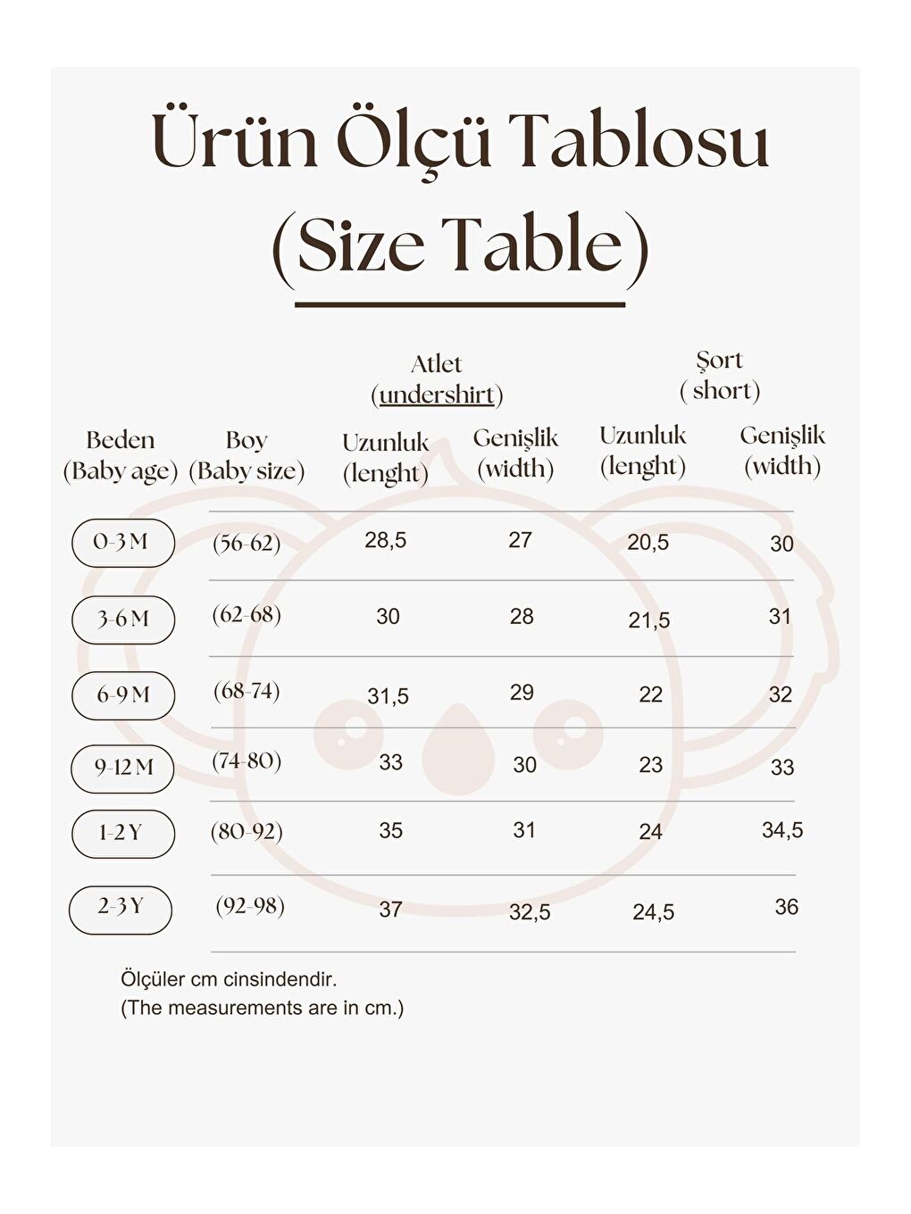 Ekru Kahverengi Çizgili Atlet Şort Takım-6