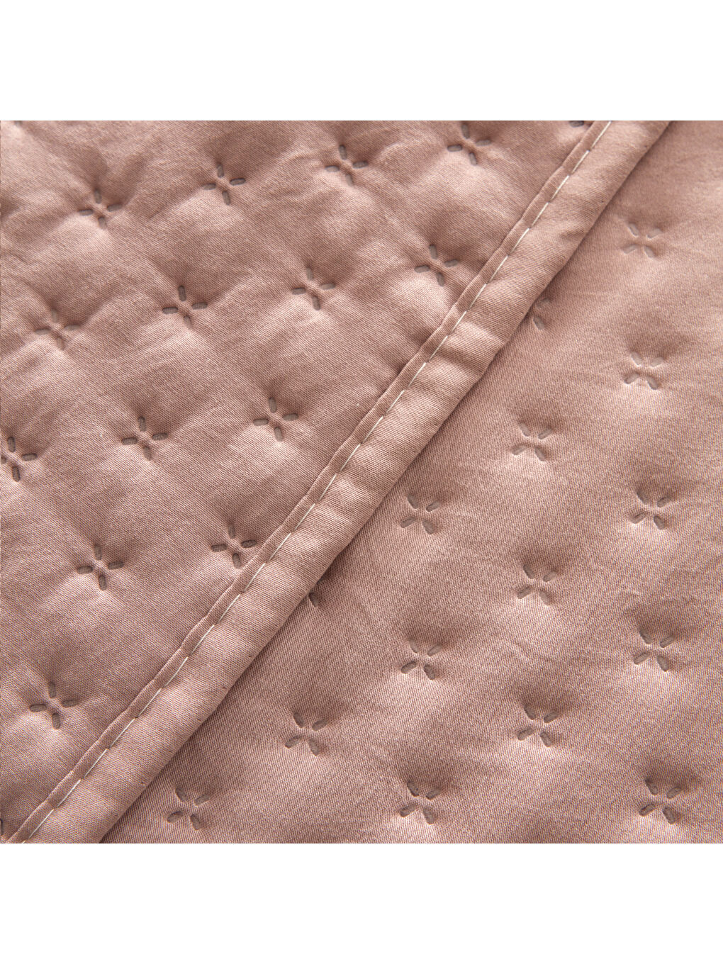 Bedspreado Yıkanmış Mikro Lila Yatak Örtüsü Tek Kişilik 160x220-3