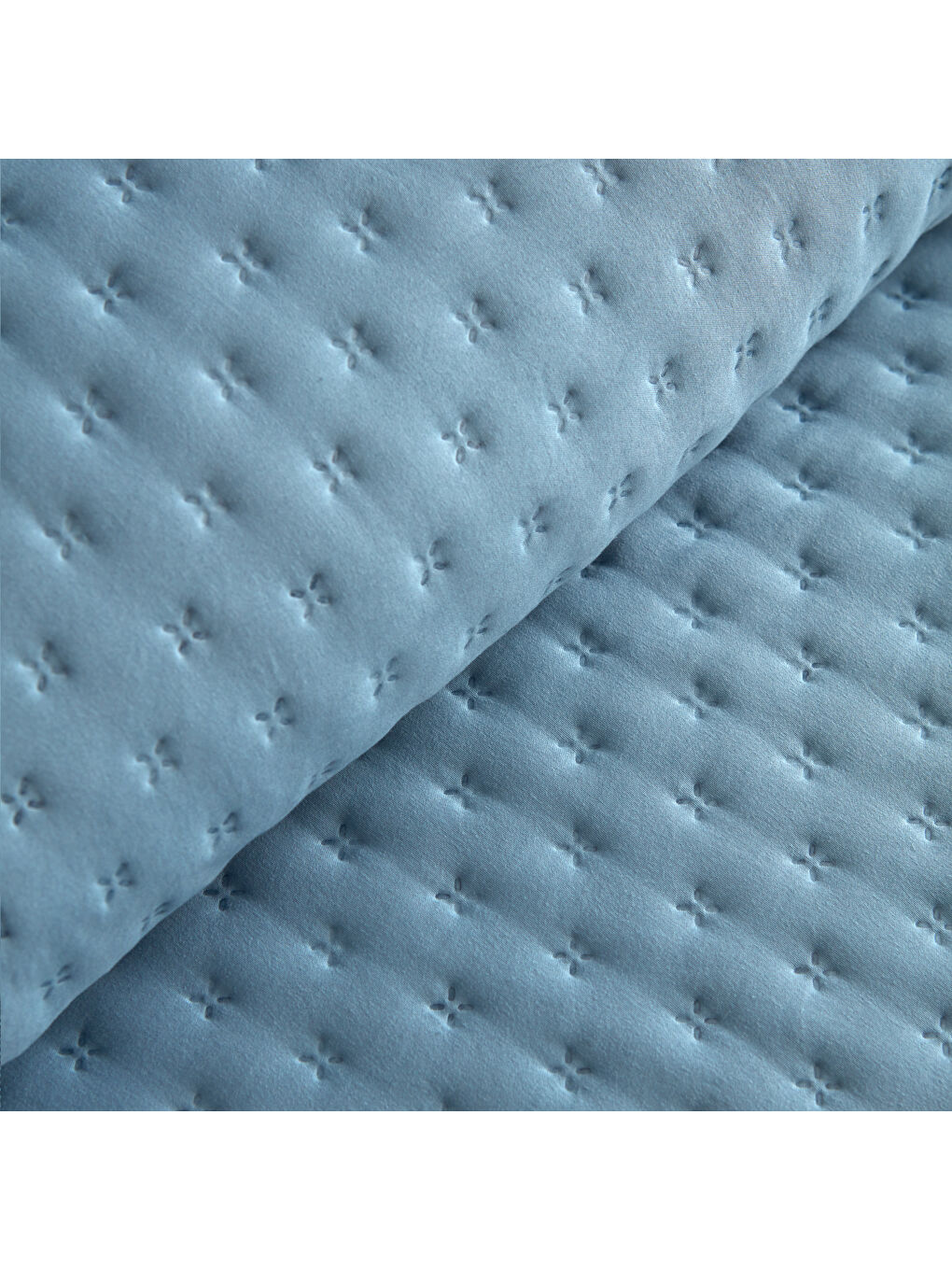 Bedspreado Yıkanmış Mikro İndigo Yatak Örtüsü Çift Kişilik 200x220-2