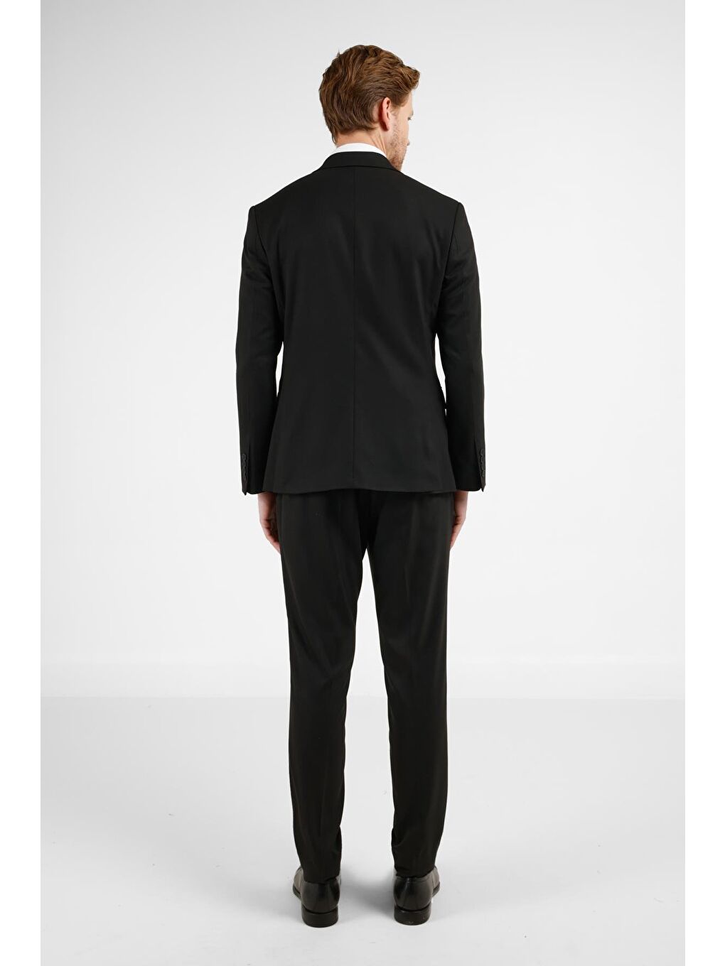 Siyah Kırlangıç Yaka Tam Astar 6 Drop Slim Fit Takım Elbise 1001255162-4