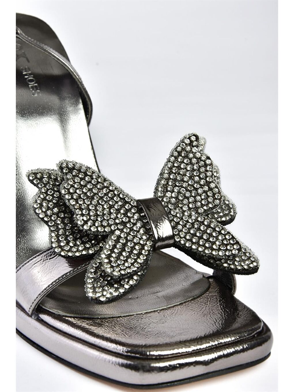 P4046901 Antrasit Kadın Topuklu Ayakkabı-7