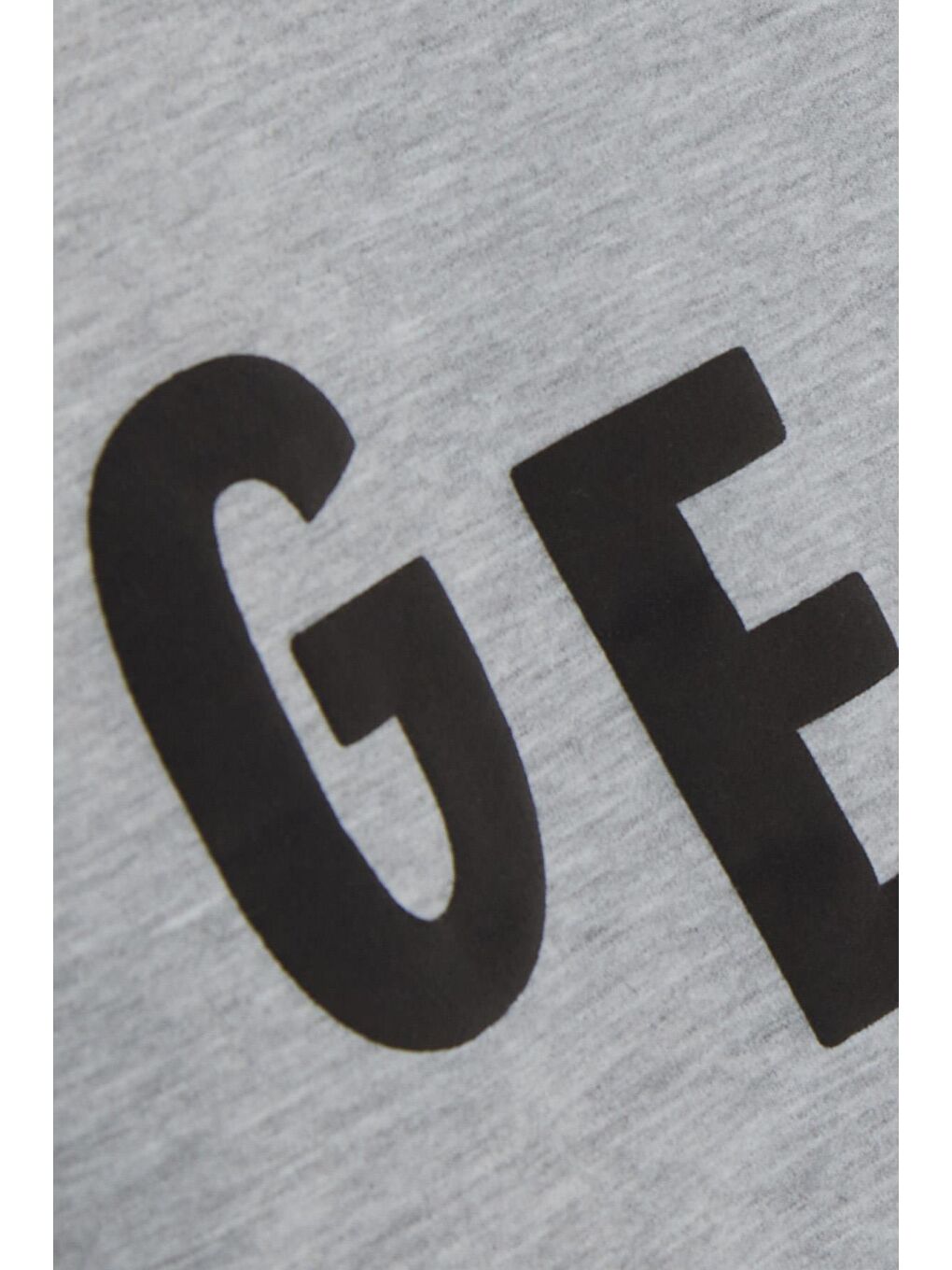 Bej Erkek Çocuk Sweatshirt Kapüşonlu Yazı Baskılı Gri Melanj (8-14 Yaş)-3