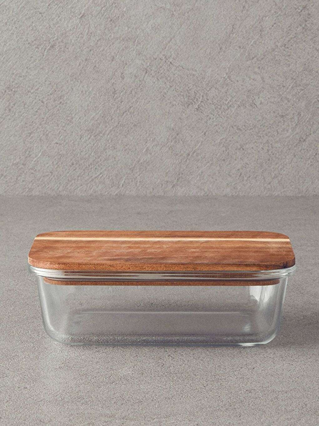 Renksiz Mile Borosilikat Saklama Kabı 640 ml Şeffaf