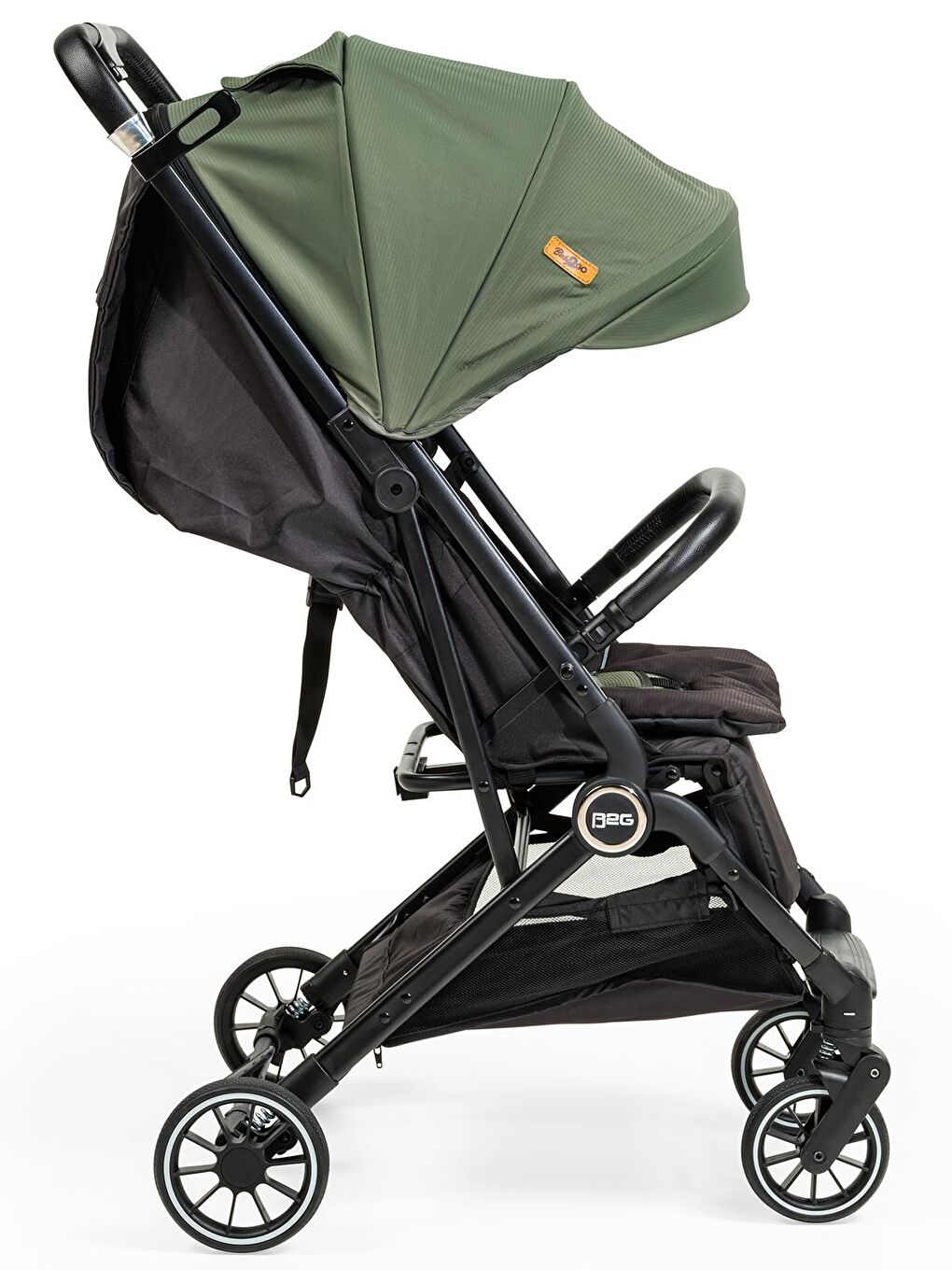 Beagle Kabin Boy Bebek Arabası - Yeşil Standart-6