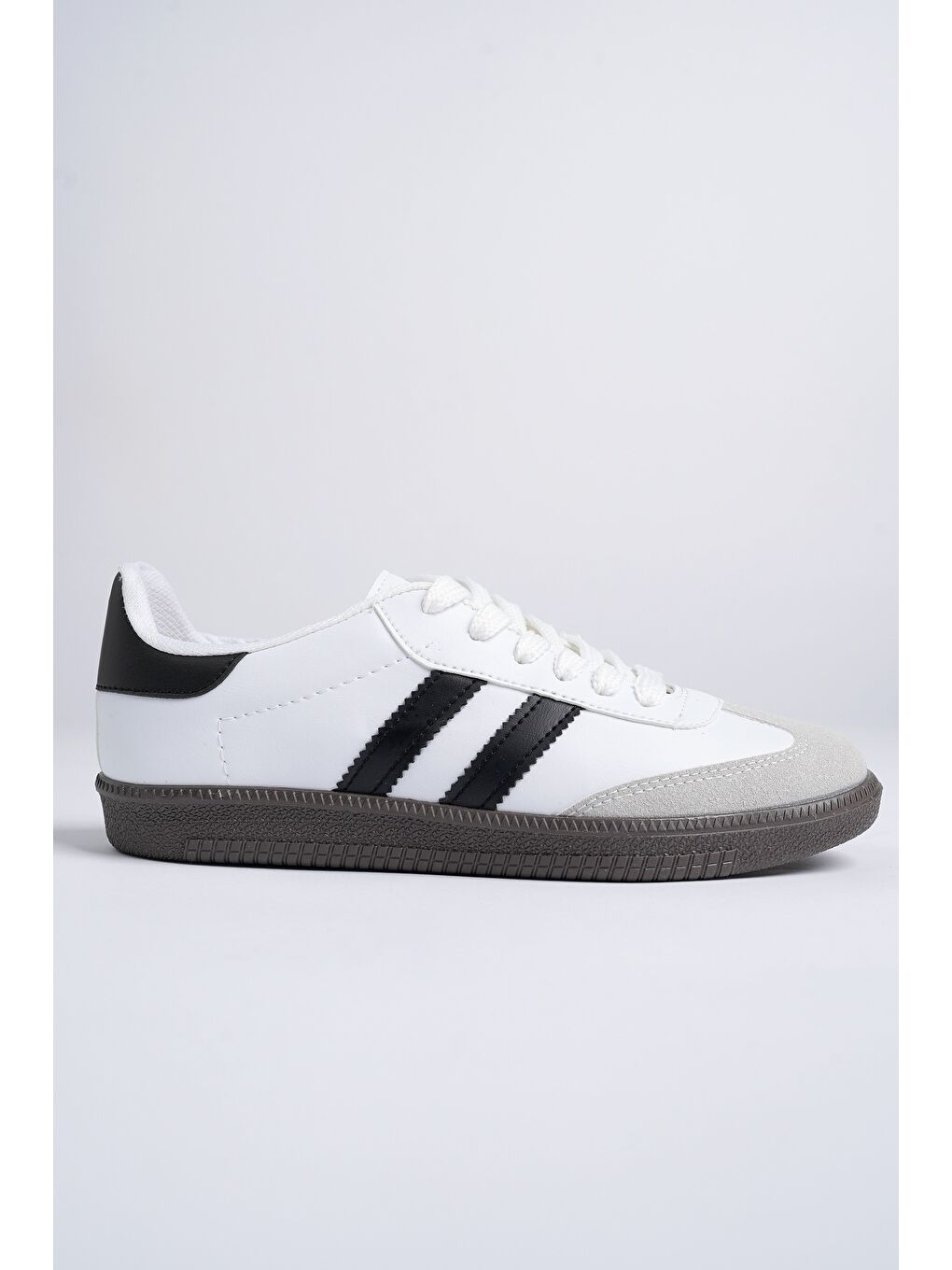 Beyaz GORDON Unisex Ortopedik Günlük Bağcıklı Yürüyüş Koşu Sneaker Spor Ayakkabı