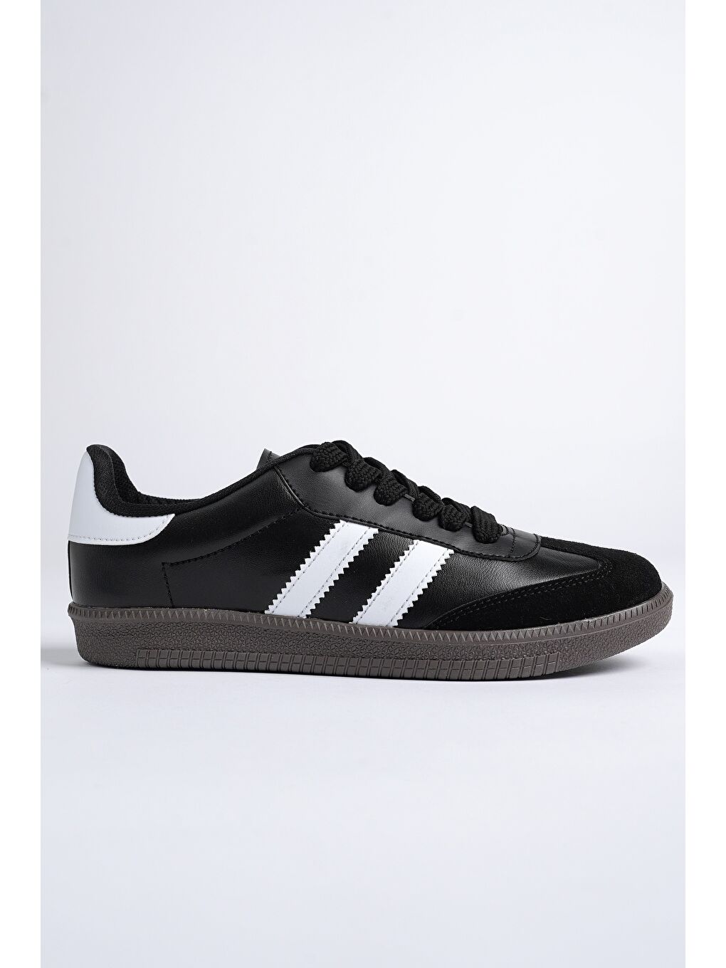 Siyah GORDON Unisex Ortopedik Günlük Bağcıklı Yürüyüş Koşu Sneaker Spor Ayakkabı-7