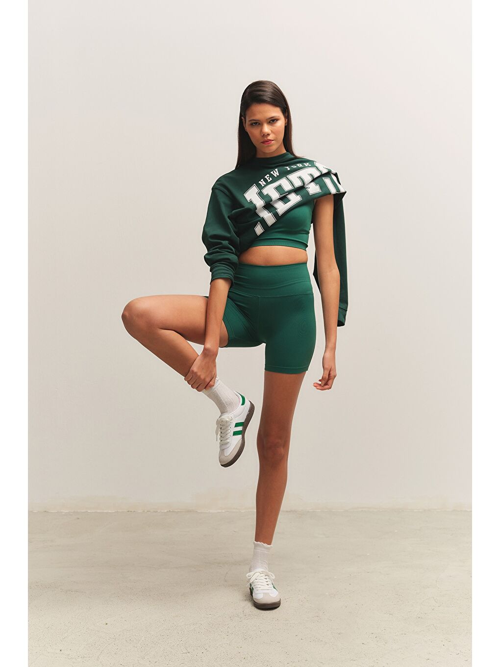 Yeşil GORDON Unisex Ortopedik Günlük Bağcıklı Yürüyüş Koşu Sneaker Spor Ayakkabı-5