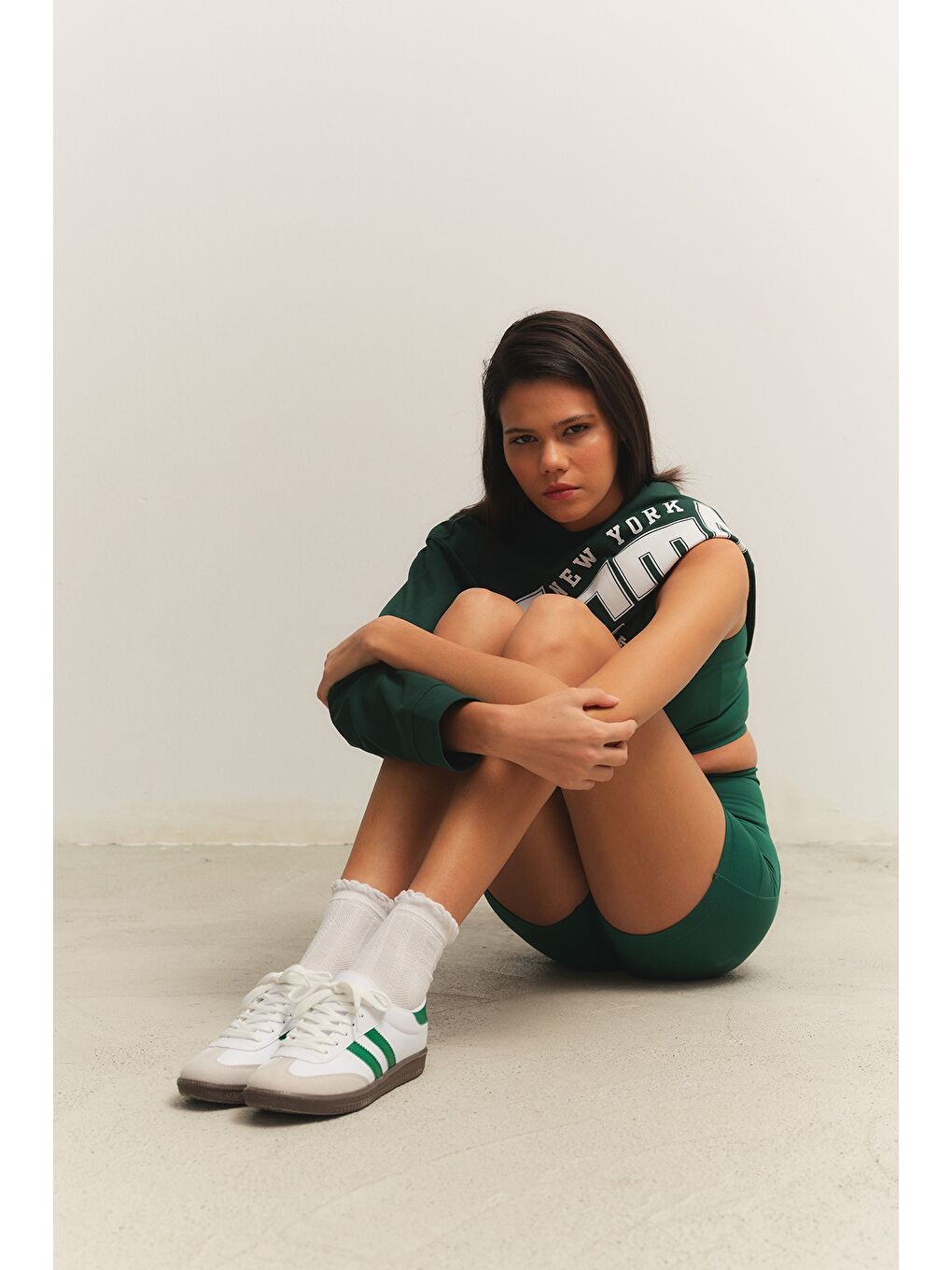 Yeşil GORDON Unisex Ortopedik Günlük Bağcıklı Yürüyüş Koşu Sneaker Spor Ayakkabı-6