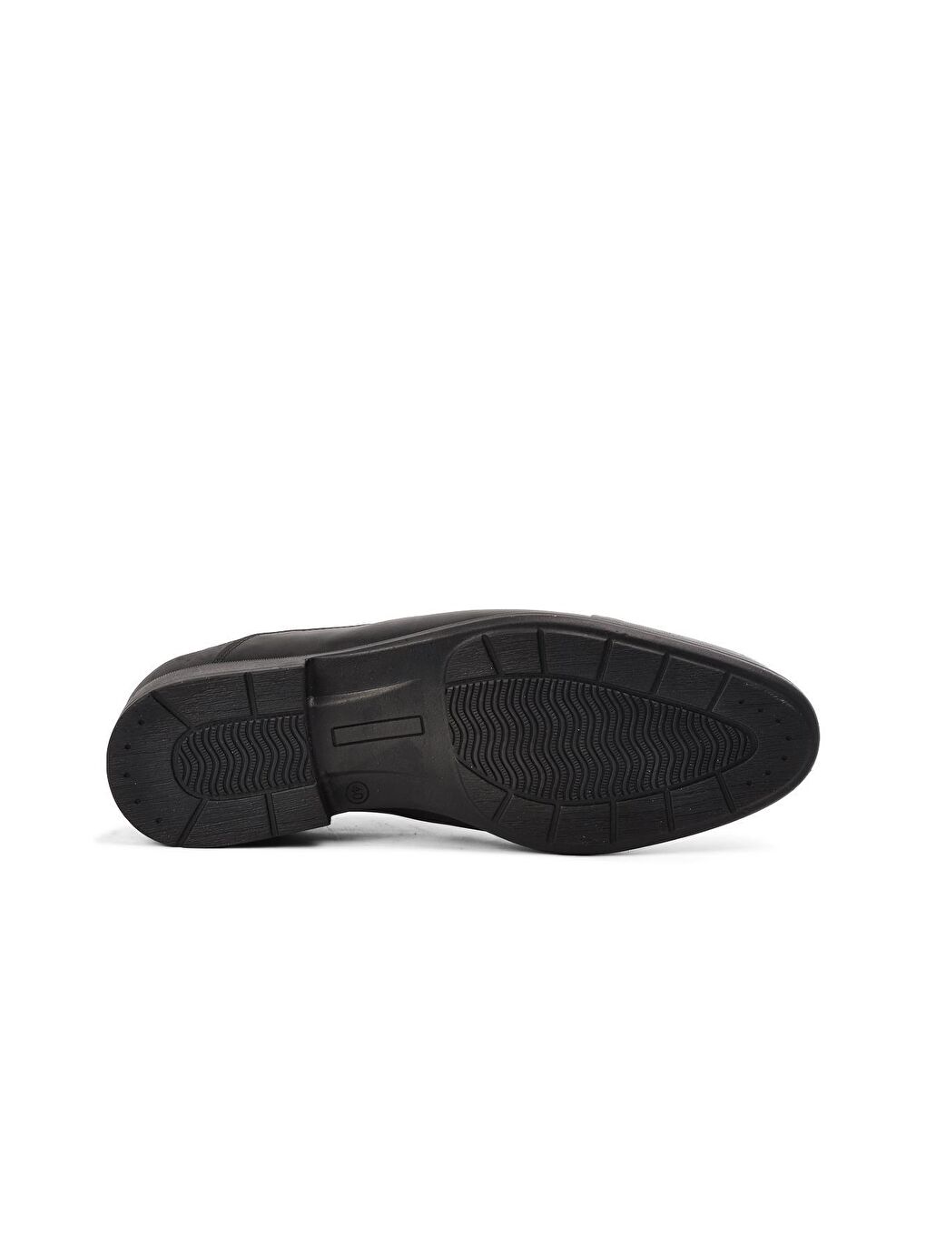 694 Siyah Hakiki Deri Erkek Günlük Ayakkabı-4