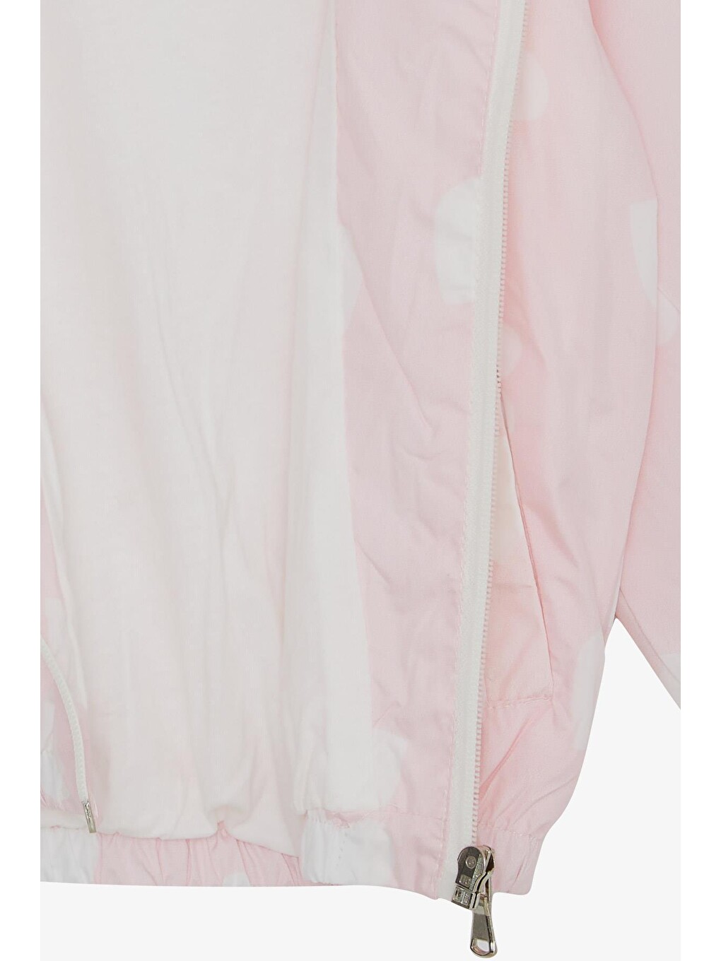 Pembe Kız Çocuk Yağmurluk Kalp Desenli Pudra (1-6 Yaş)-4