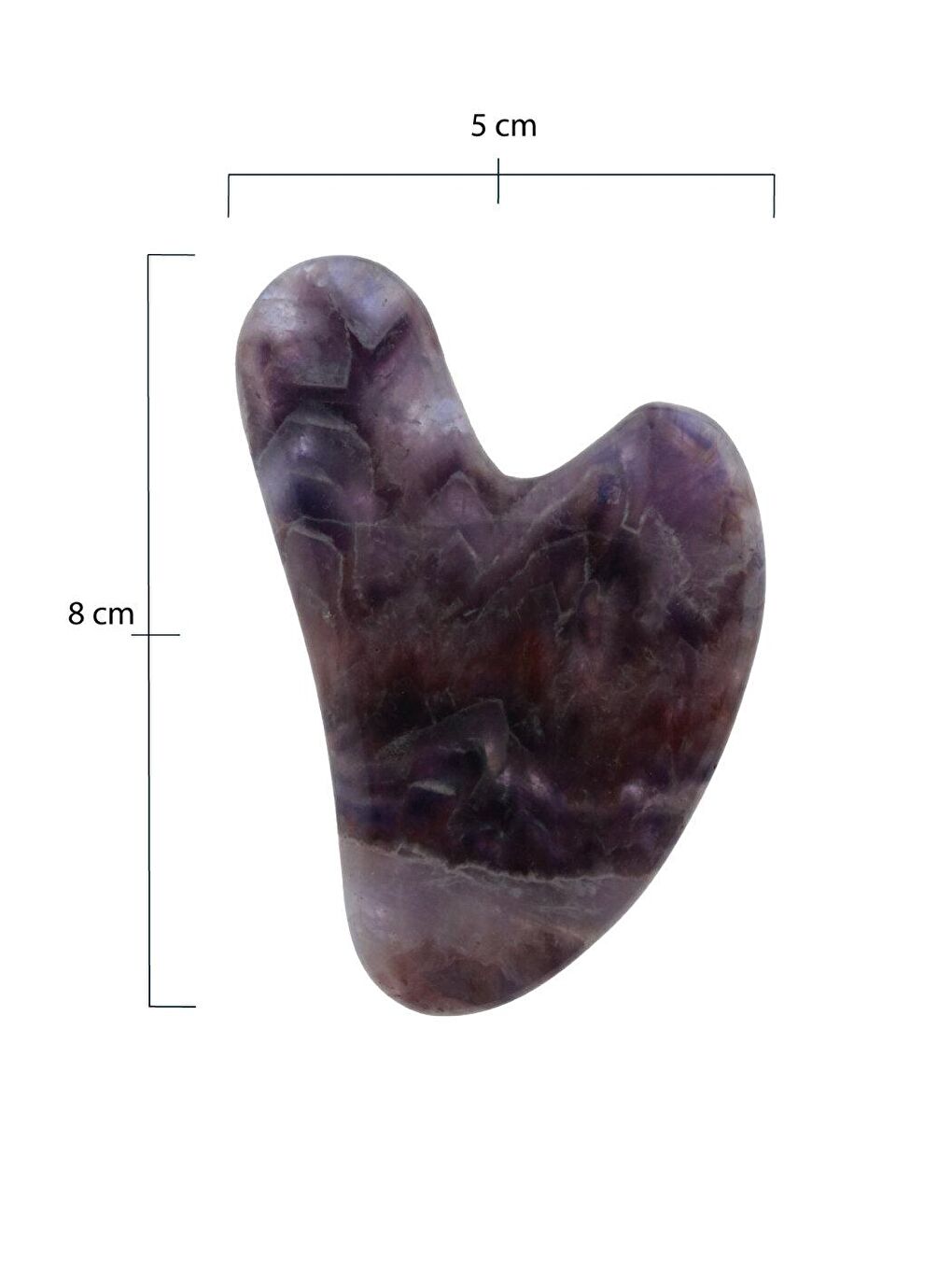 Pembe Roller Face Roller ve Ametist Kalp Guasha Yüz Masaj Aleti Premium Masaj Taşı Doğaltaş-1