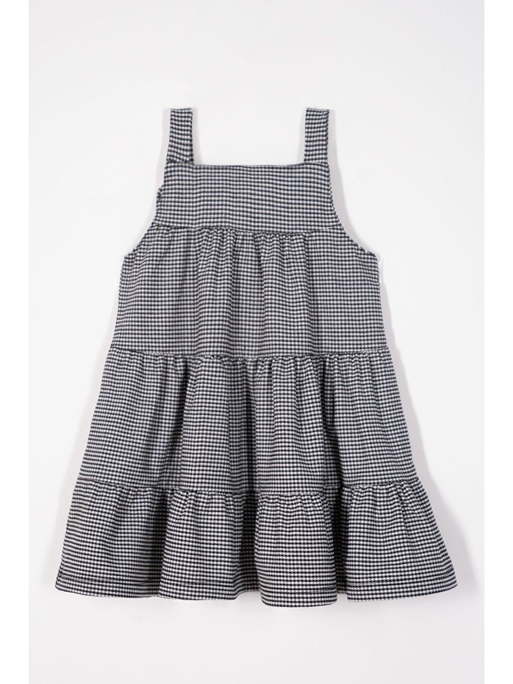 Sıfır Kol Şapka Aksesuarlı Fiyonk Detaylı Siyah Renk Kız Çocuk Elbise-2