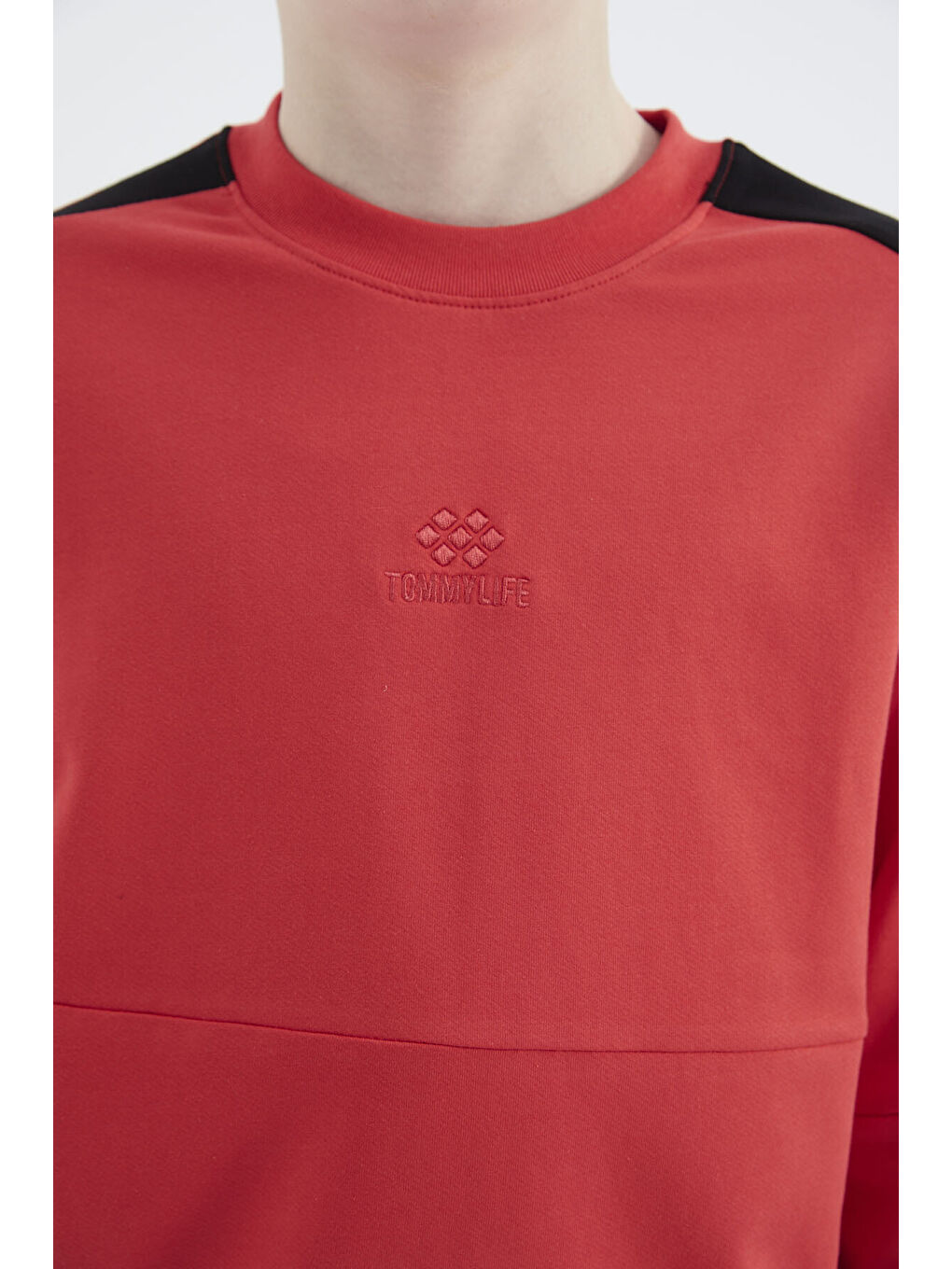 Kırmızı Fiesta Basic O Yaka Erkek Çocuk Sweatshirt - 11182-4