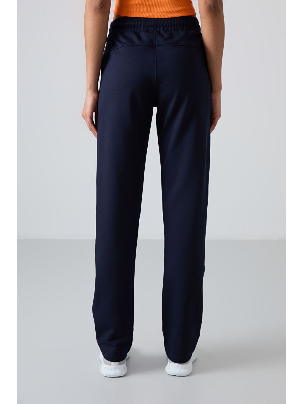 İndigo Gizli Fermuar Cepli Rahat Form Klasik Paça Kadın Eşofman Alt - 94148-4