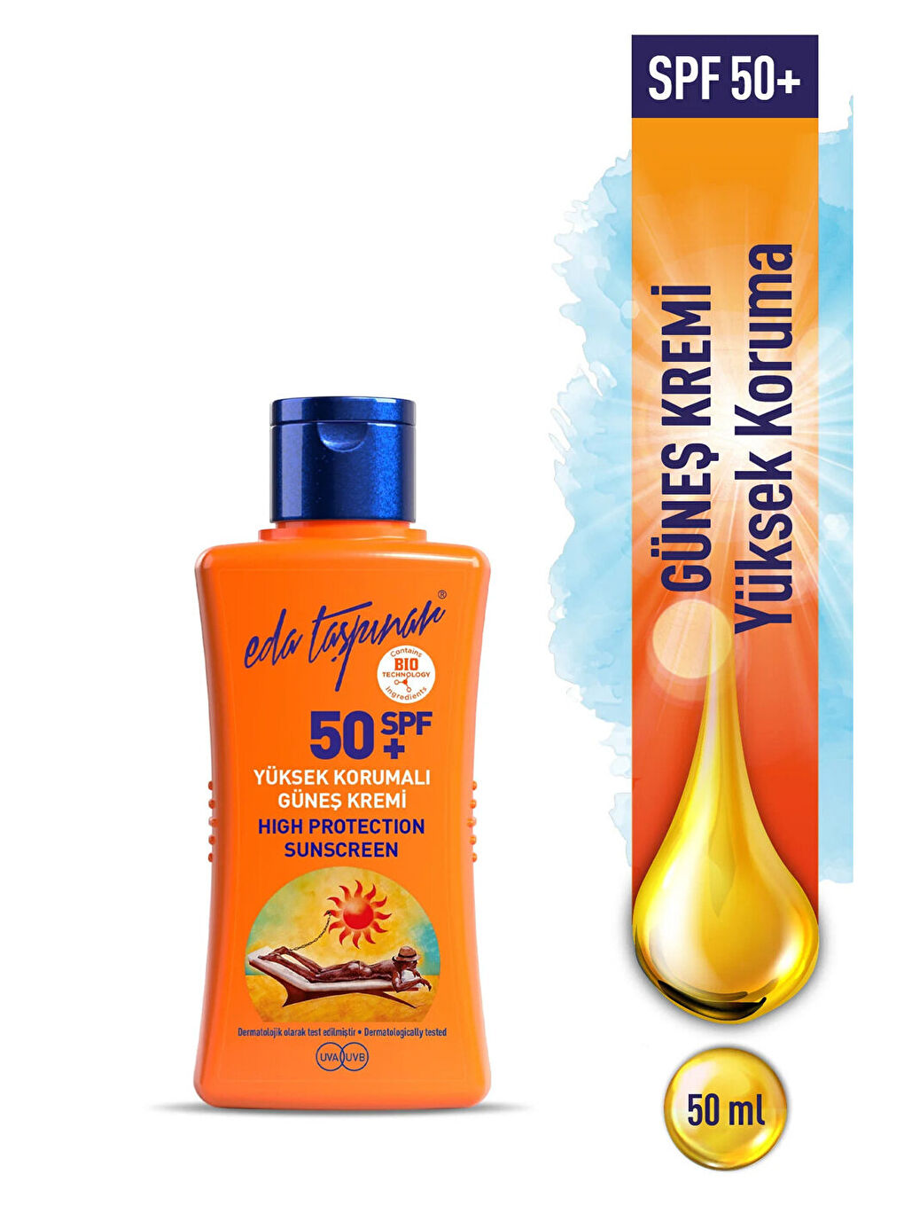 Seyahat Boy Yüksek Korumalı Güneş Kremi Spf50+ - 50 ml