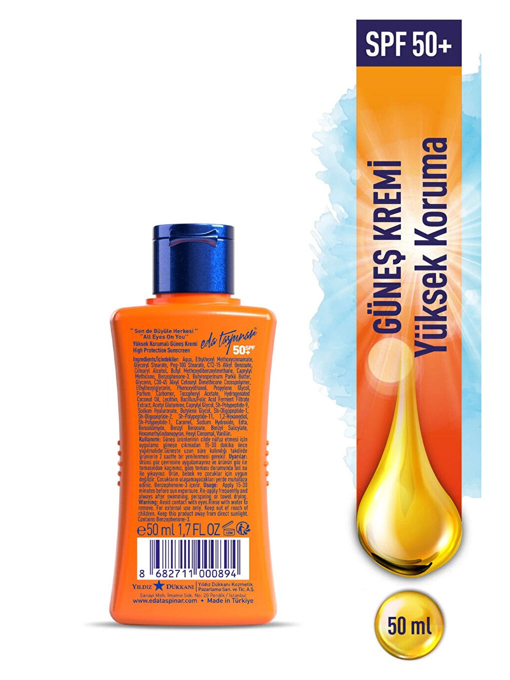 Seyahat Boy Yüksek Korumalı Güneş Kremi Spf50+ - 50 ml-1