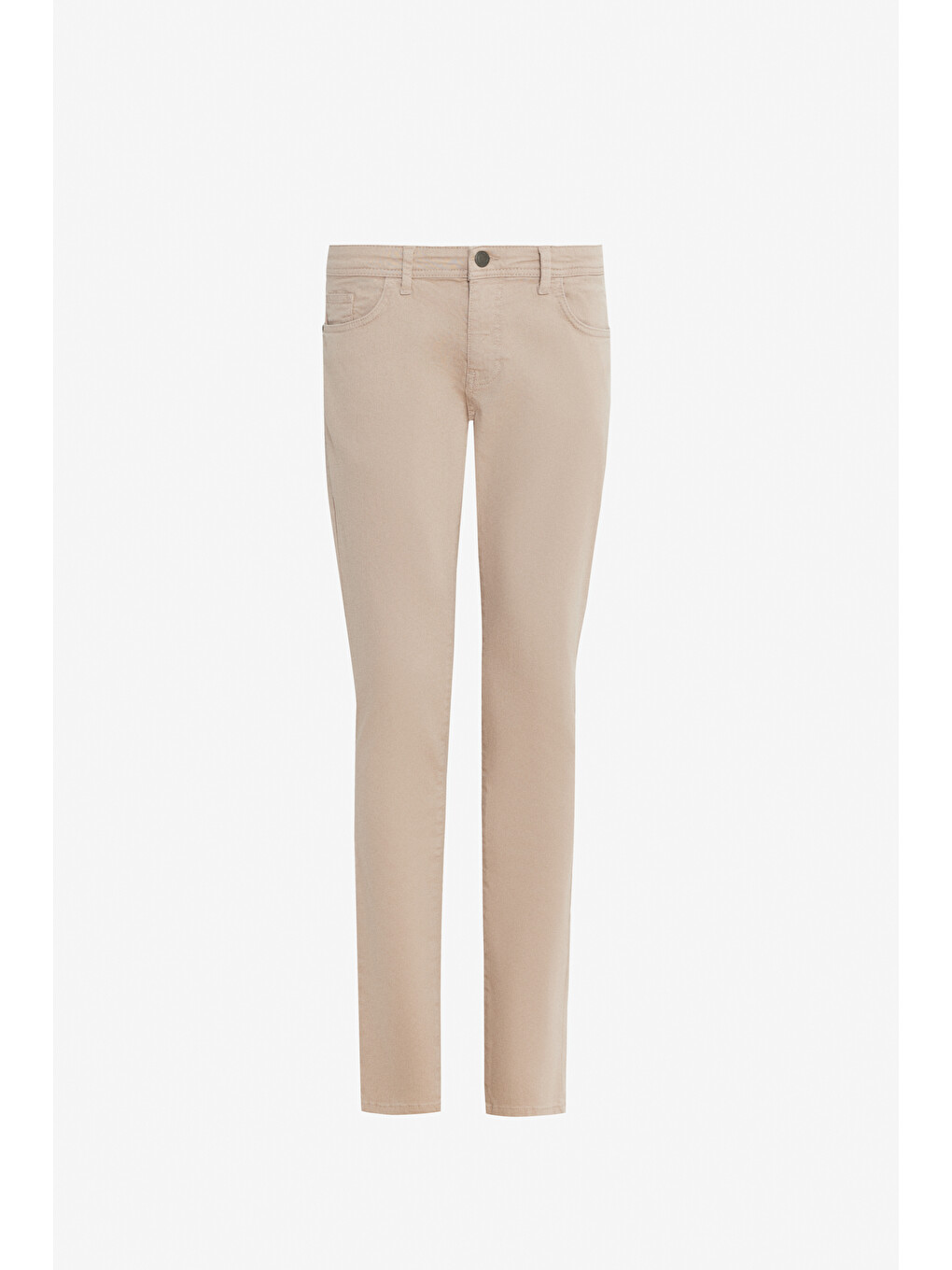 Bej Erkek Taş 360 Derece Her Yöne Esneyen Slim Fit Dar Kesim Pamuklu Rahat Pantolon-8