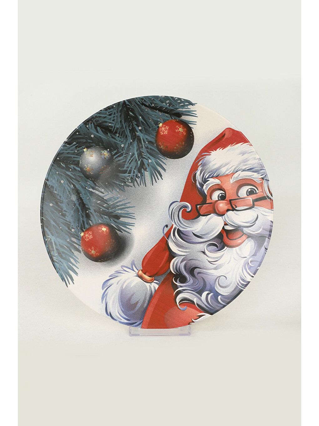 Keramika Karışık Noel Baba Servis Tabağı 26 Cm - 1