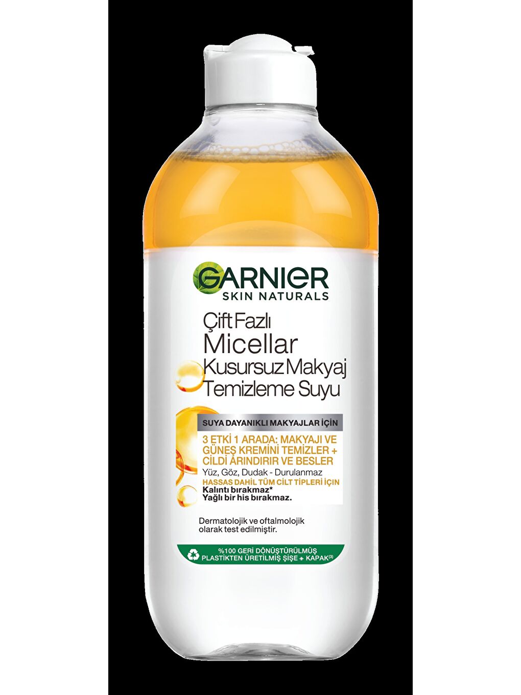 Skin Naturals Çift Fazlı Micellar Kusursuz Makyaj Temizleme Suyu (400 ml)-5