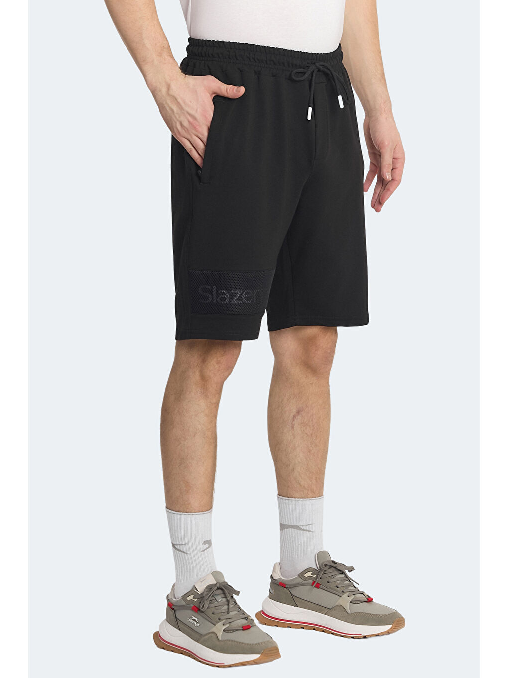 NUKA Erkek Cepli Kapri Siyah Şort-2