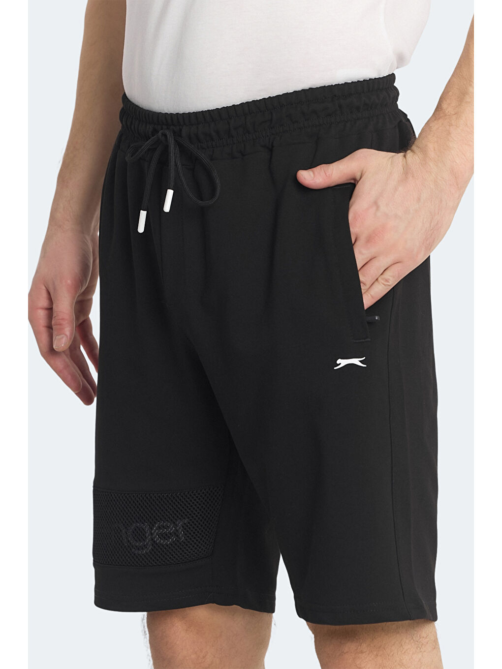 NUKA Erkek Cepli Kapri Siyah Şort-4