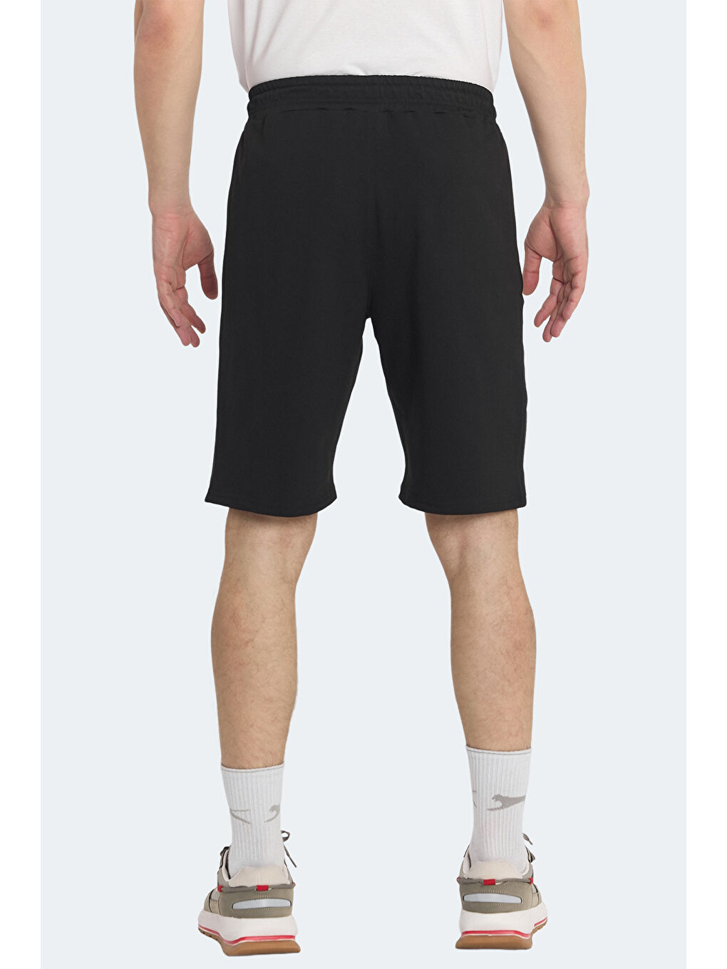 NUKA Erkek Cepli Kapri Siyah Şort-5