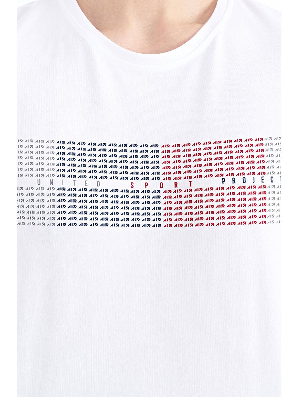 Beyaz Minimal Yazı Baskılı Standart Kalıp Erkek Tişört - 88182-1