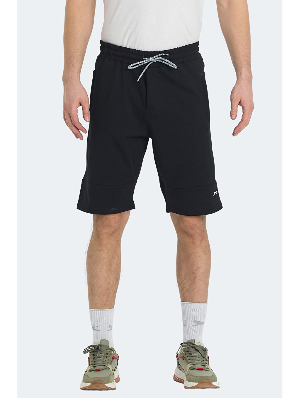 NORA Erkek Cepli Lacivert Şort-1