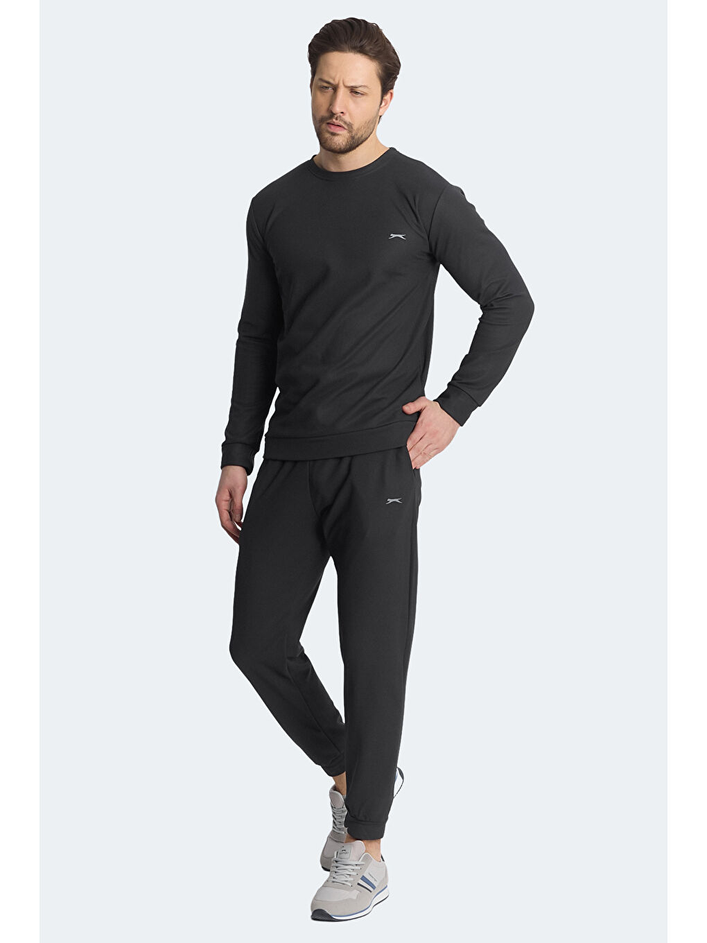 KINGDOM IN Erkek Koyu Gri Eşofman Takımı