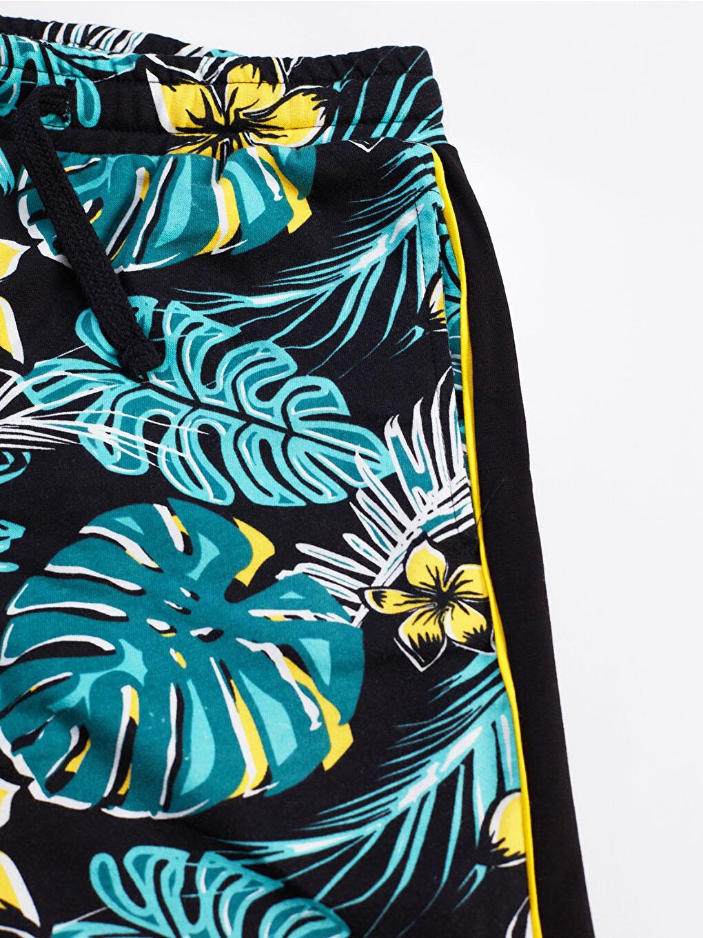 Siyah Vosvos Hawai Erkek Çocuk Şort Takım-4