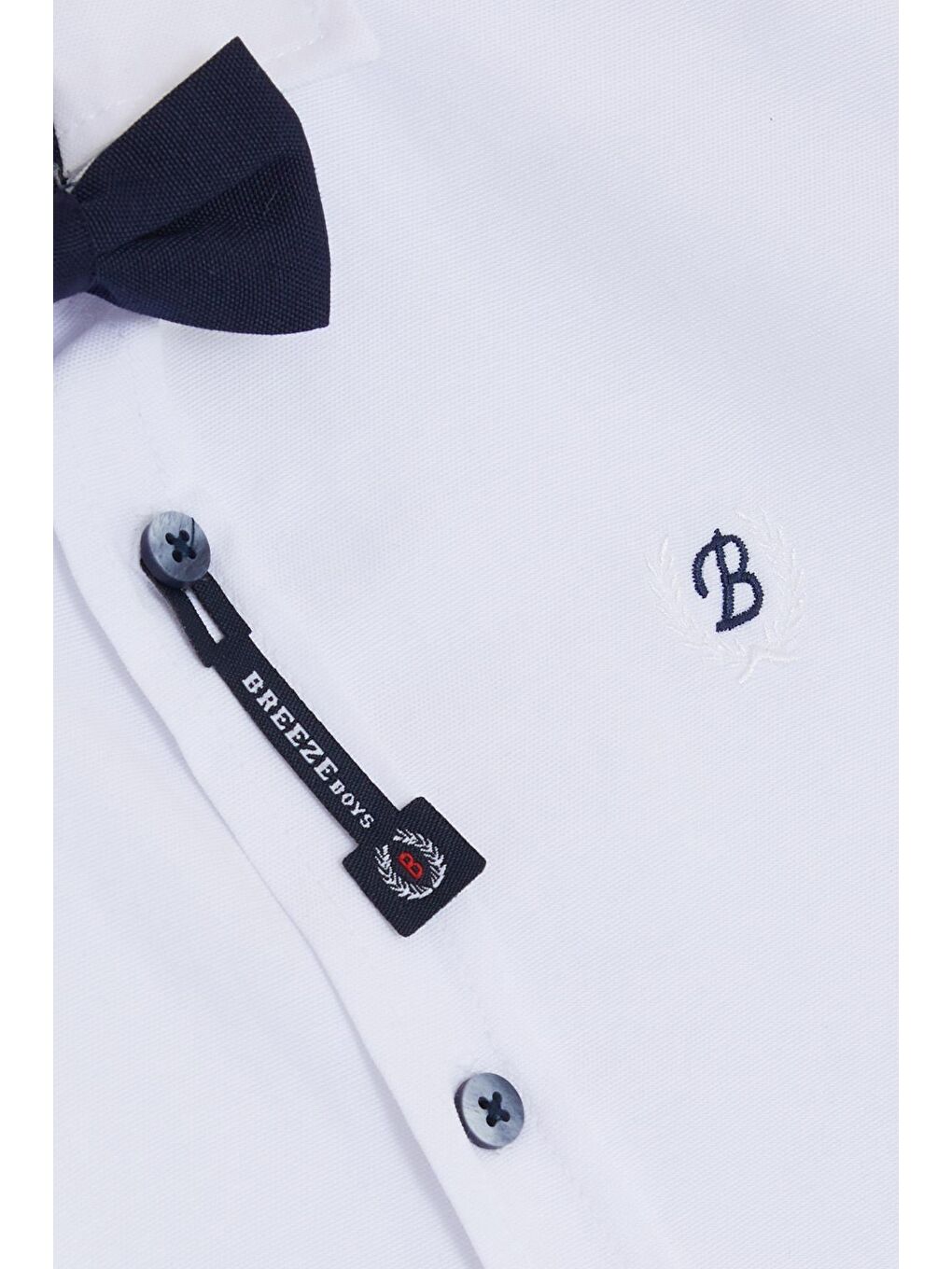 Erkek Çocuk Gömlek Papyonlu Beyaz (8-12 Yaş)-3