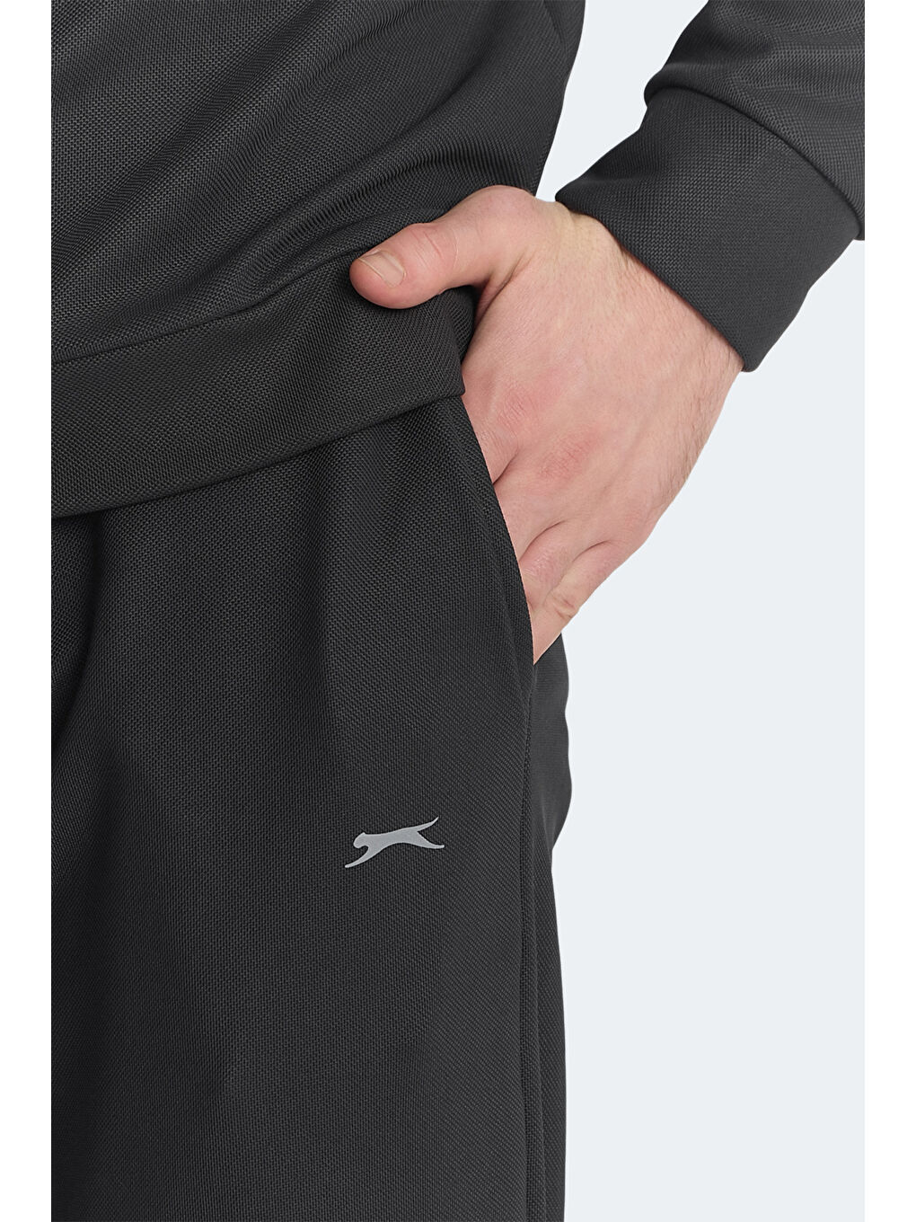 KINGDOM IN Erkek Koyu Gri Eşofman Takımı-5