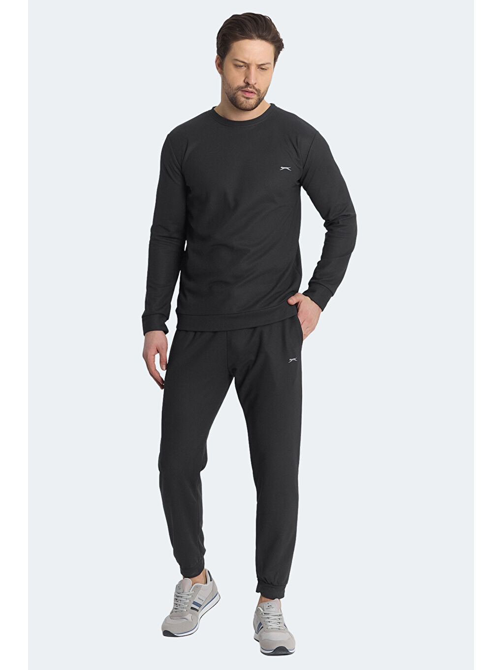 KINGDOM IN Erkek Koyu Gri Eşofman Takımı-6