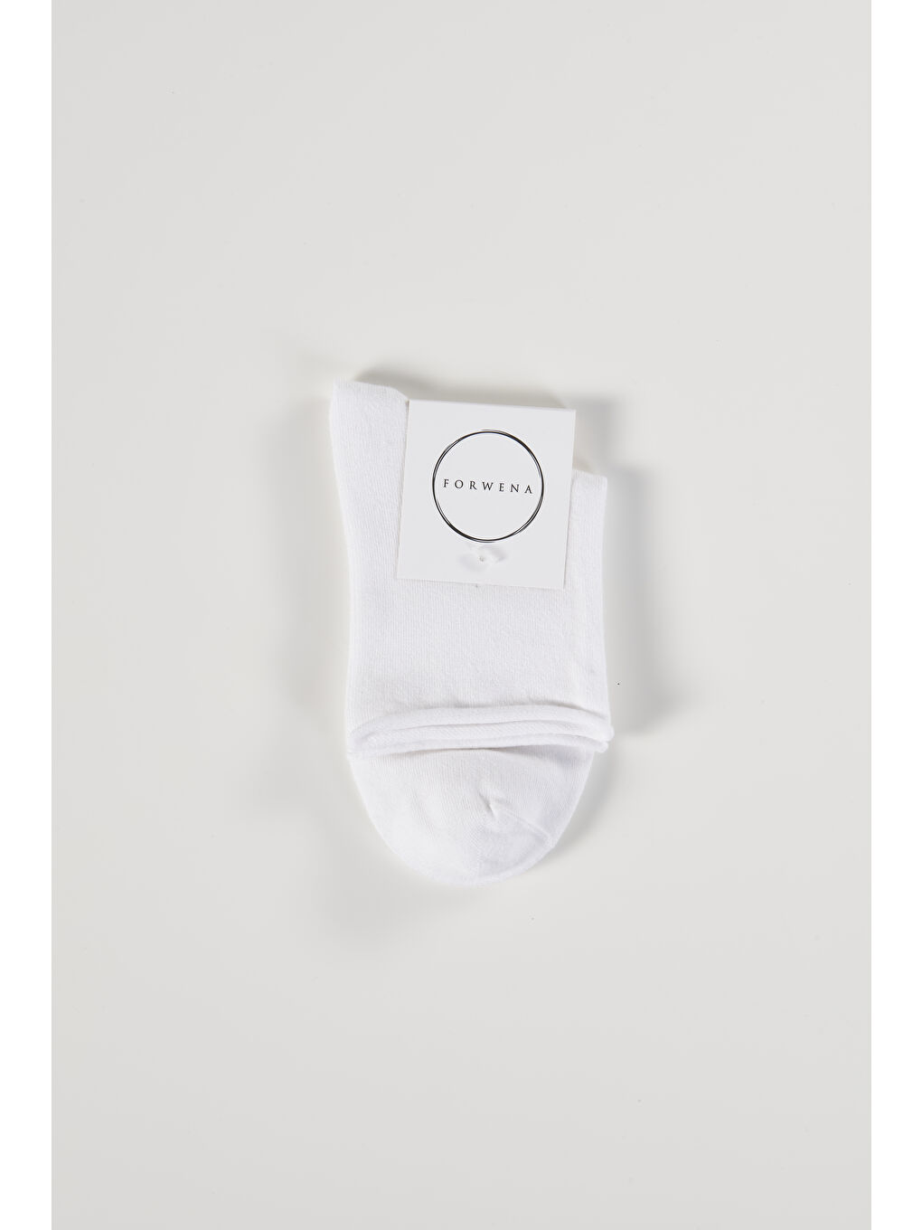 Beyaz Modal Lastiksiz Dikişsiz Kadın Quarter Yarım Soket Çorap 36-41-2