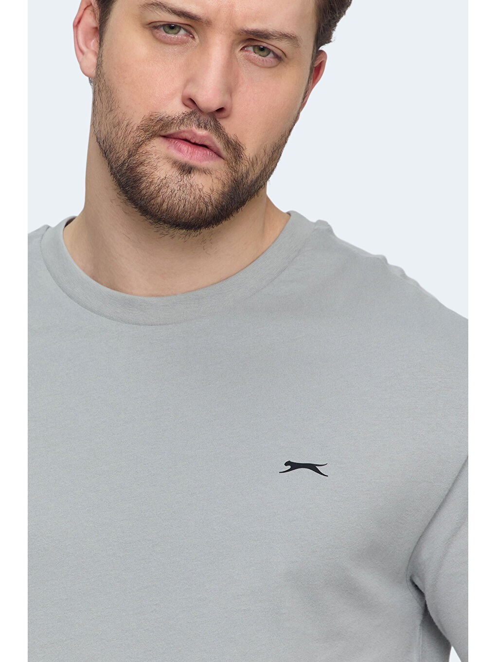 VELLAMO Erkek Gri Tişört-4