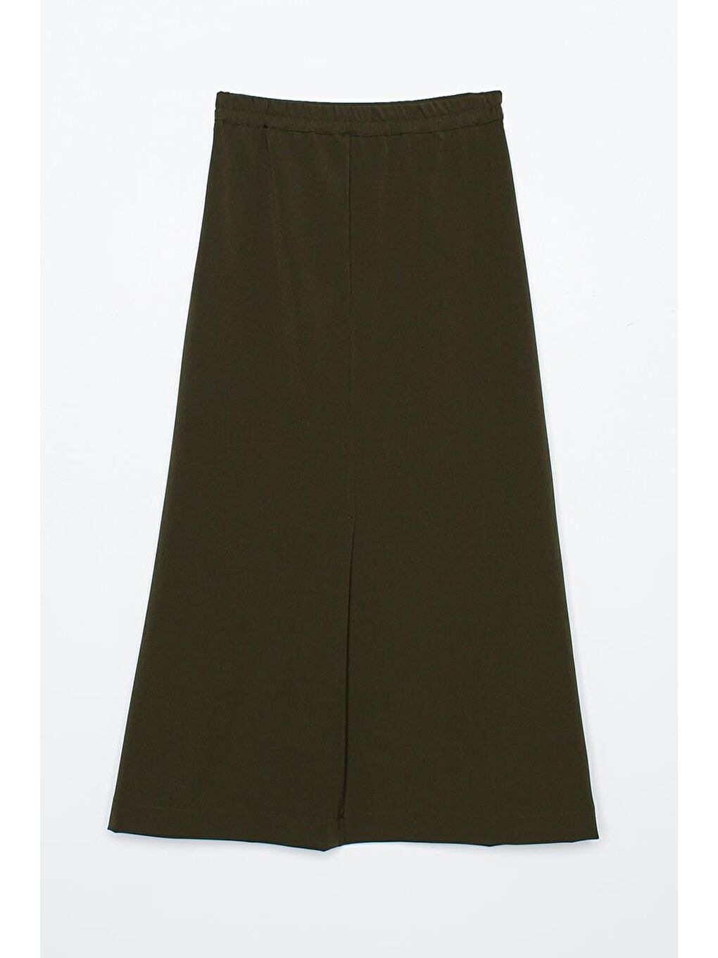 Haki Beli Lastikli Kalem Etek-7