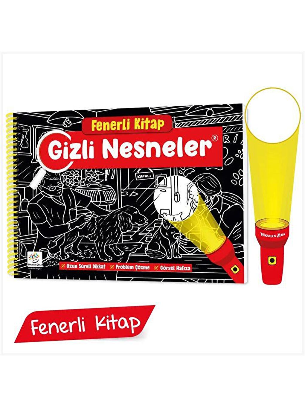 Yükselen Zeka Karışık Fenerli Kitap Gizli Nesneler