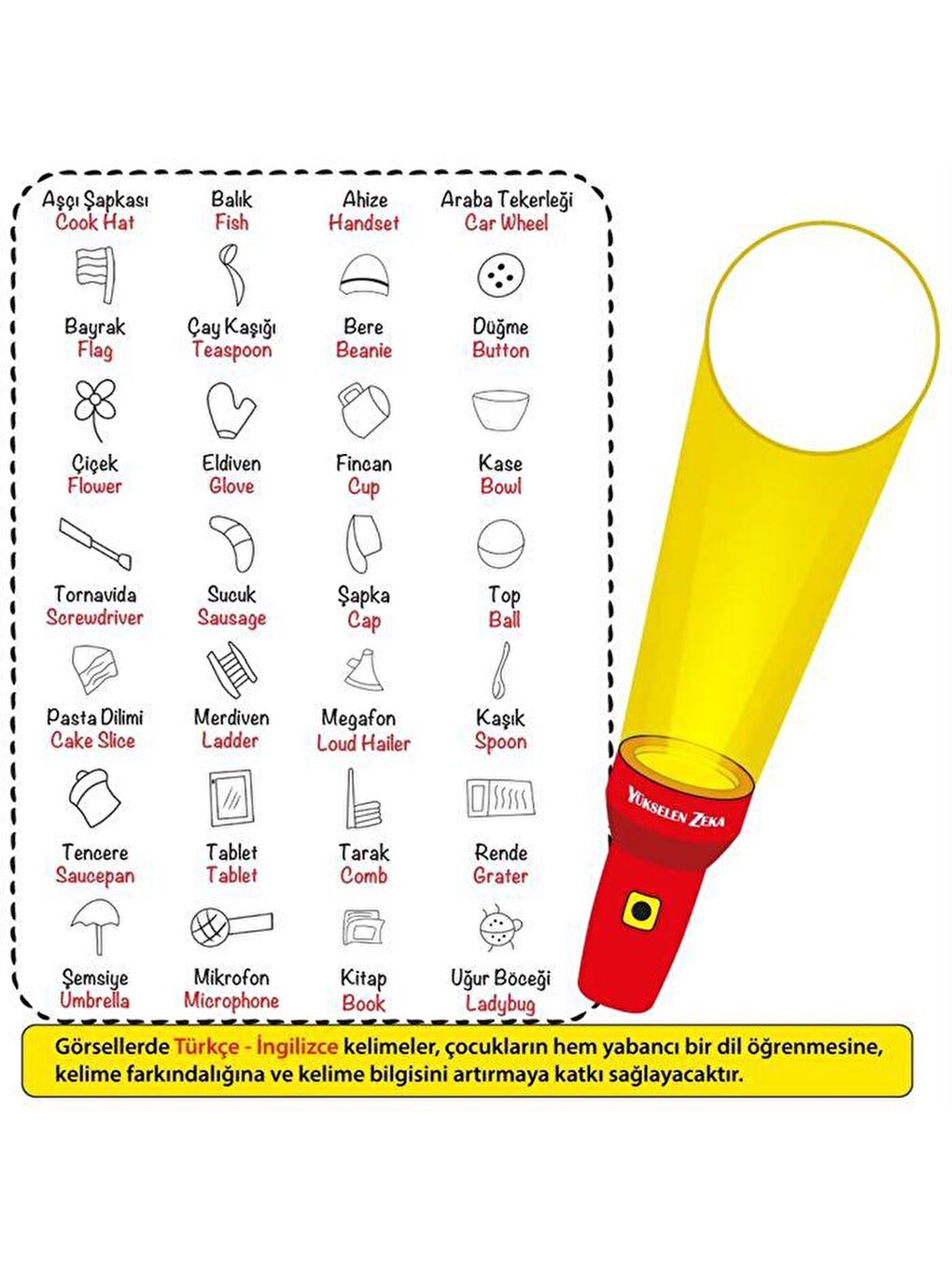 Yükselen Zeka Karışık Fenerli Kitap Gizli Nesneler - 4